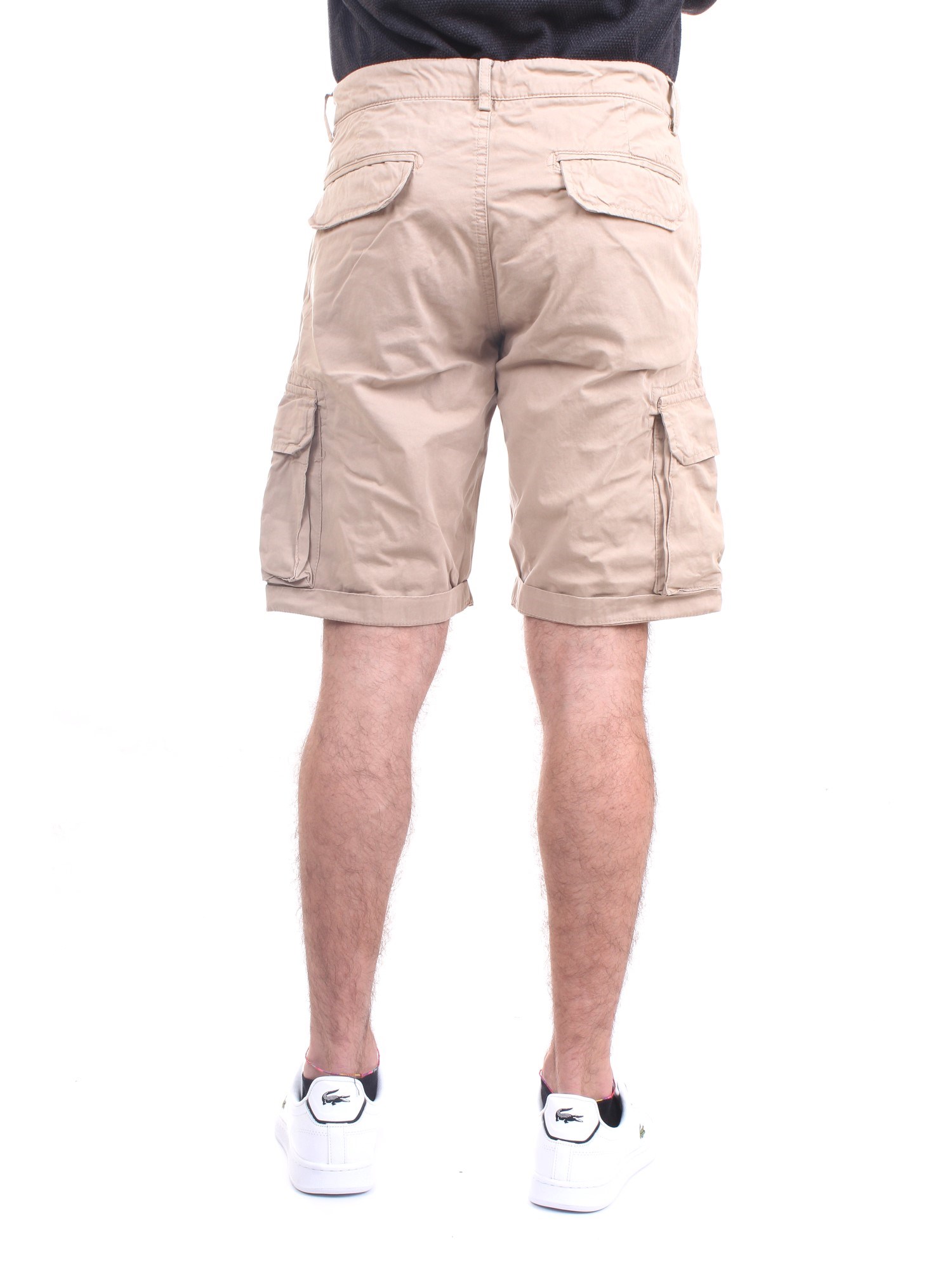 40 Weft NICK 1187 Beige Clothing Man Shorts 40 Weft NICK 1187 Beige Clothing Man Shorts