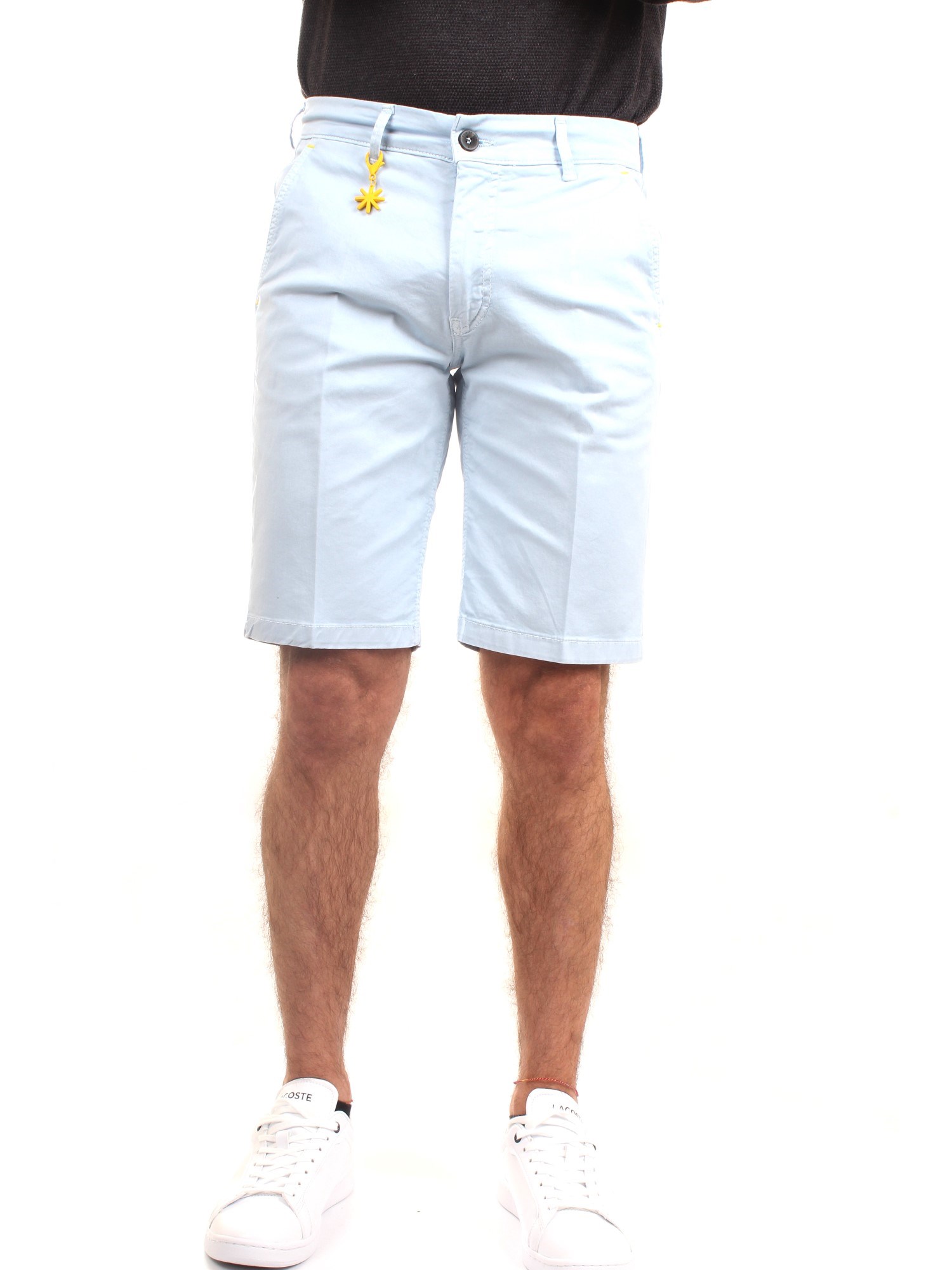 MANUEL RITZ 3432B1758T Light blue Clothing Man Shorts MANUEL RITZ 3432B1758T Light blue Clothing Man Shorts