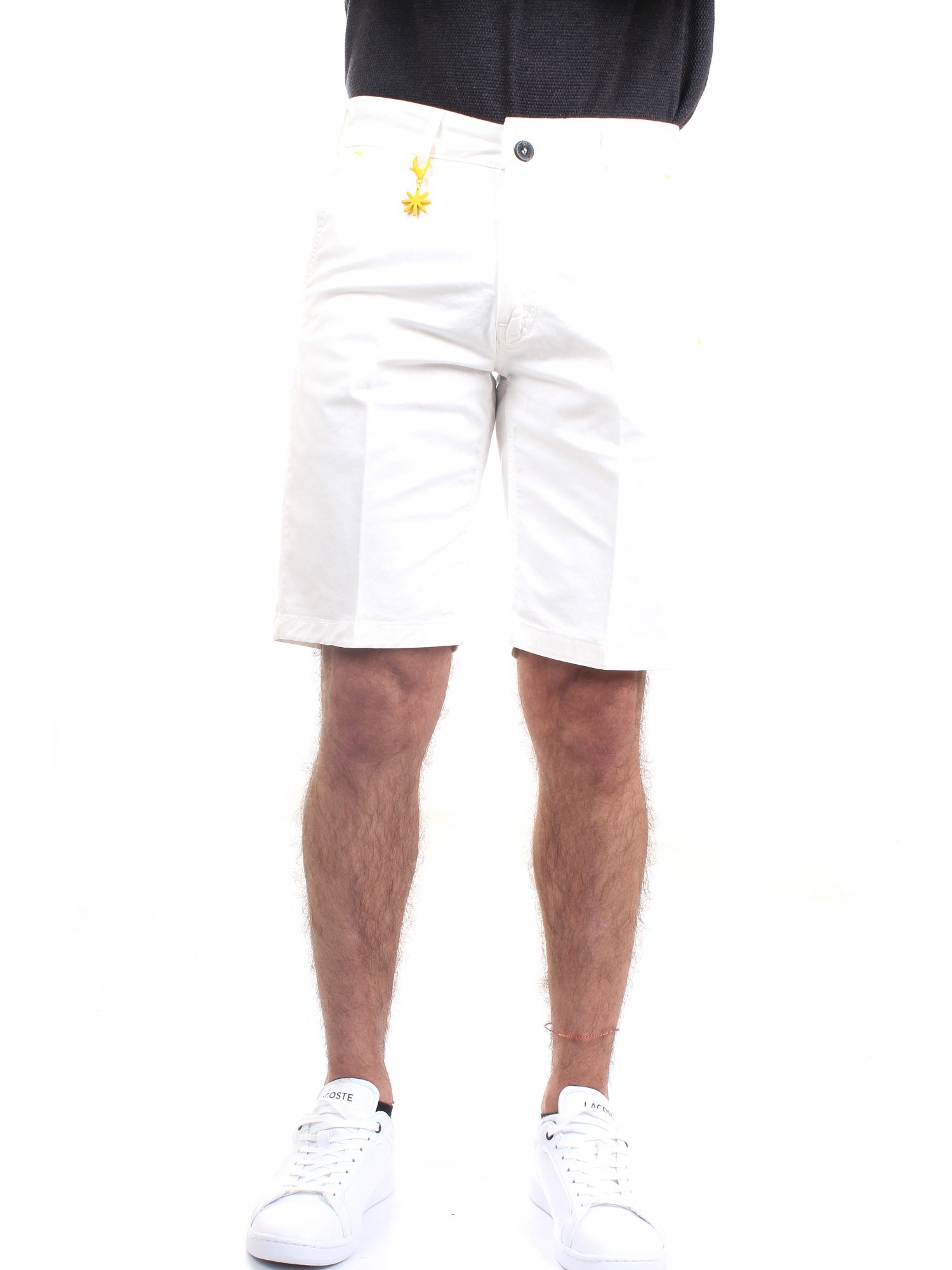 MANUEL RITZ 3432B1758T White Clothing Man Shorts MANUEL RITZ 3432B1758T White Clothing Man Shorts
