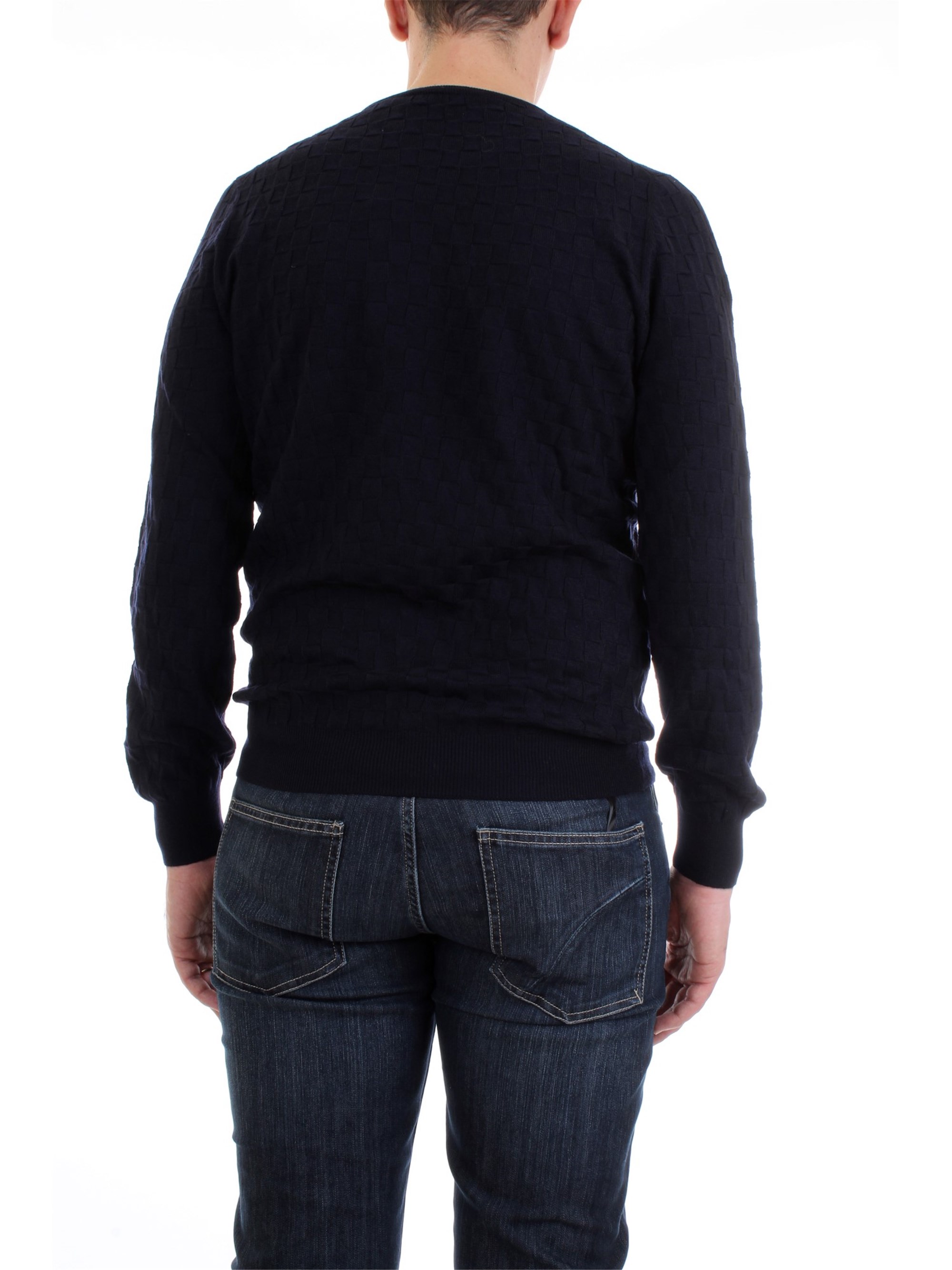 Gran Sasso 57167/14218 Blue Clothing Man Pullover Gran Sasso 57167/14218 Blue Clothing Man Pullover