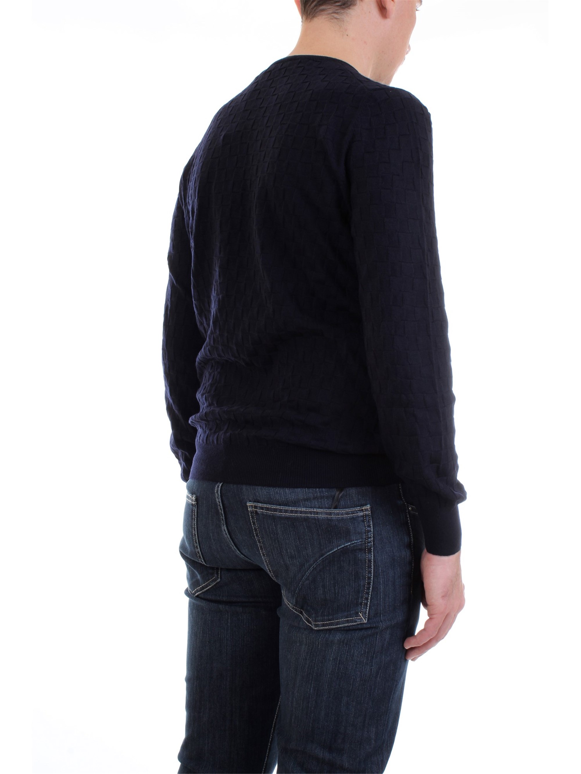 Gran Sasso 57167/14218 Blue Clothing Man Pullover Gran Sasso 57167/14218 Blue Clothing Man Pullover