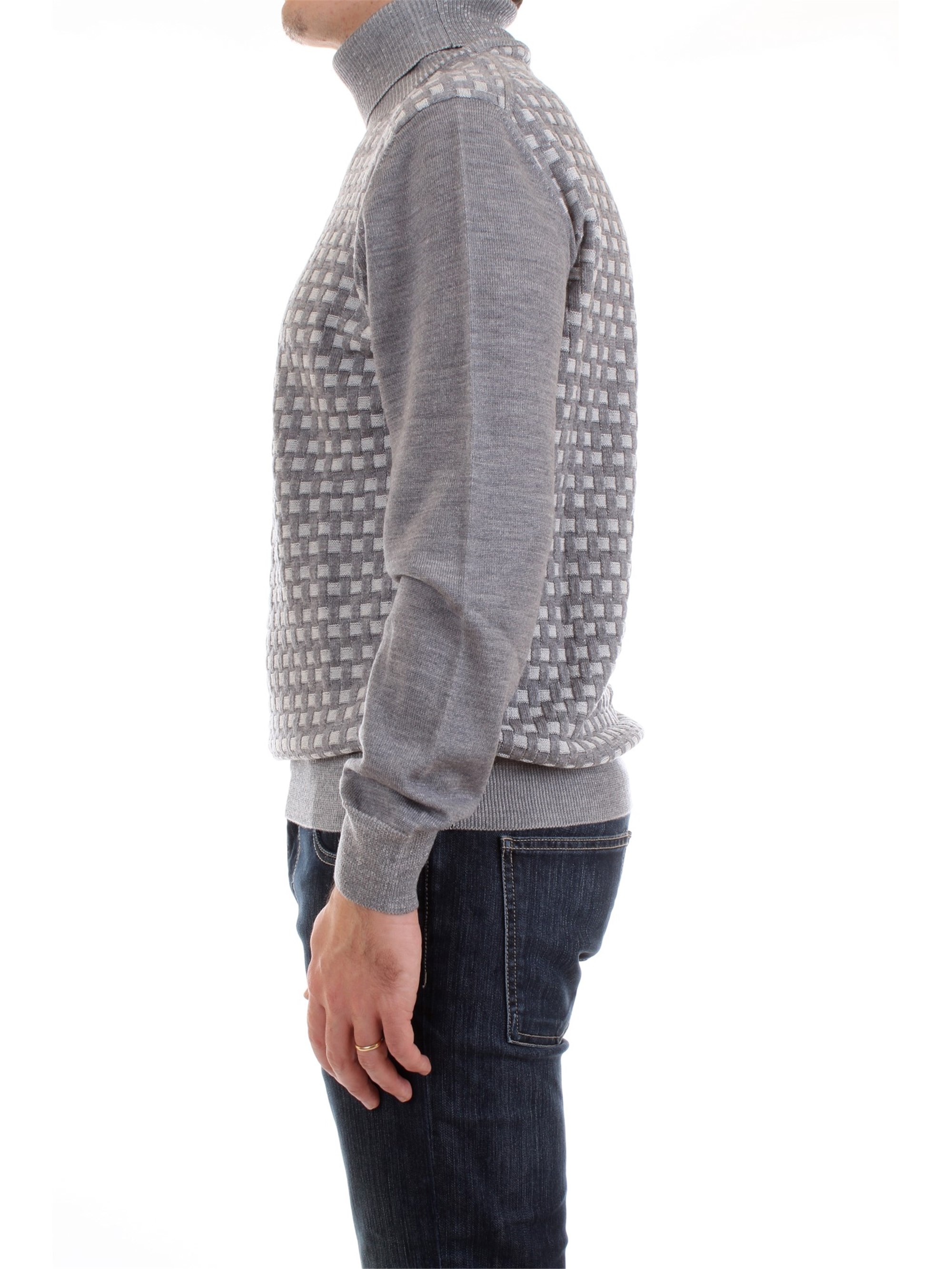 Umberto Vallati 8307 2160 Grey Clothing Man Pullover Umberto Vallati 8307 2160 Grey Clothing Man Pullover