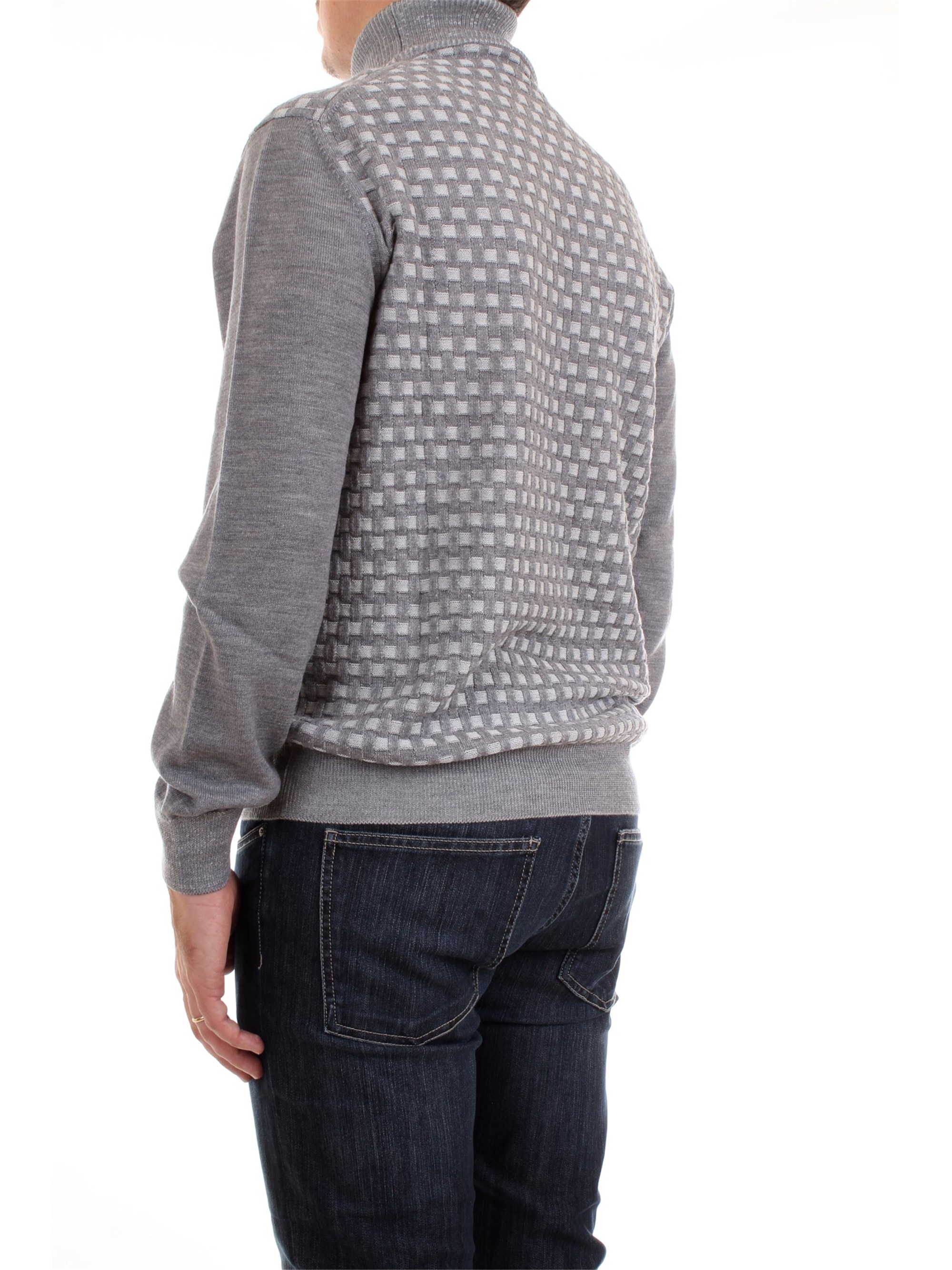 Umberto Vallati 8307 2160 Grey Clothing Man Pullover Umberto Vallati 8307 2160 Grey Clothing Man Pullover