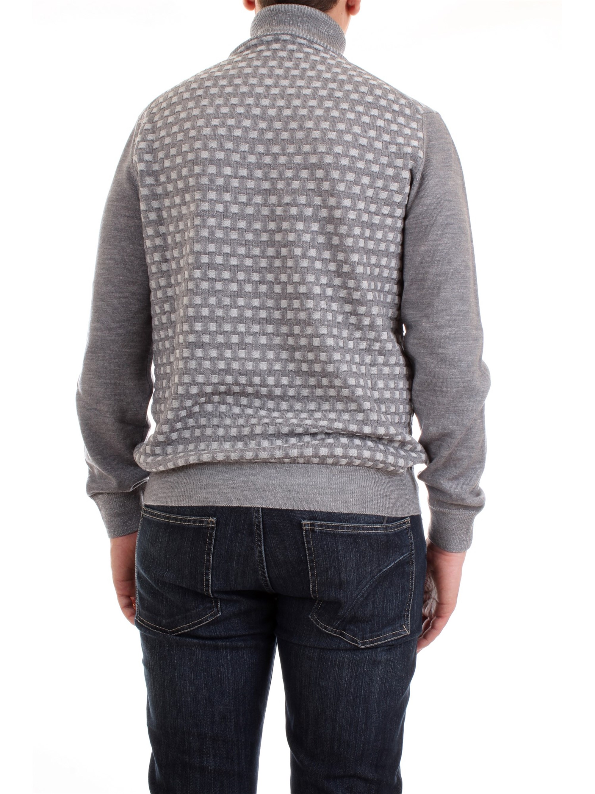 Umberto Vallati 8307 2160 Grey Clothing Man Pullover Umberto Vallati 8307 2160 Grey Clothing Man Pullover