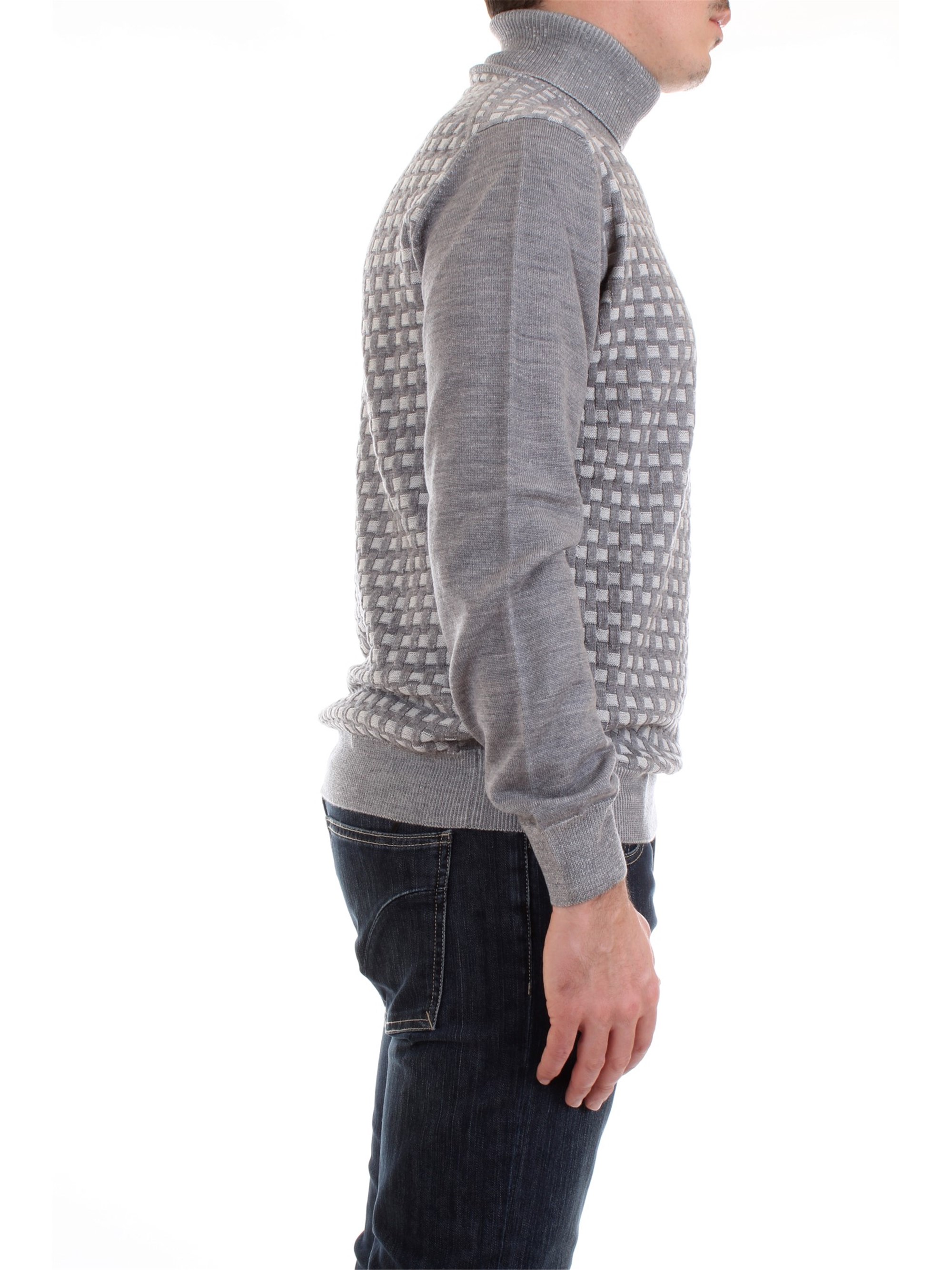 Umberto Vallati 8307 2160 Grey Clothing Man Pullover Umberto Vallati 8307 2160 Grey Clothing Man Pullover