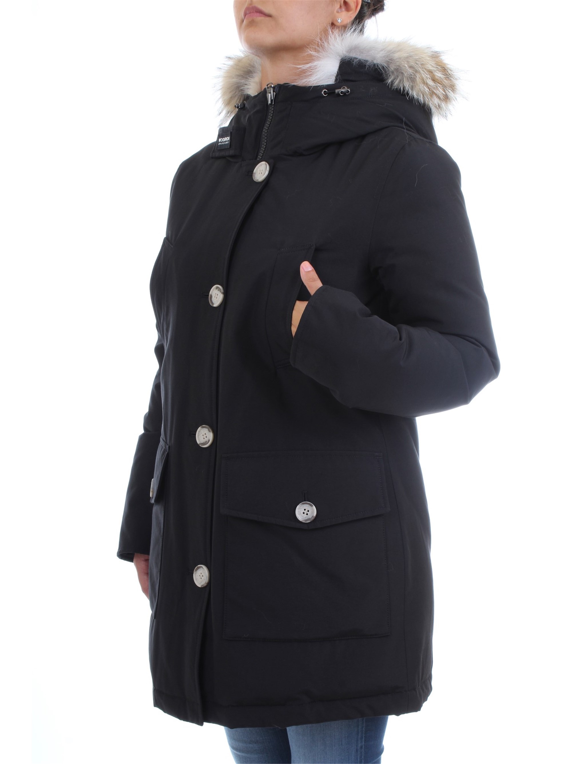 WOOLRICH WWCPS2676 Black Clothing Woman Duvet WOOLRICH WWCPS2676 Black Clothing Woman Duvet