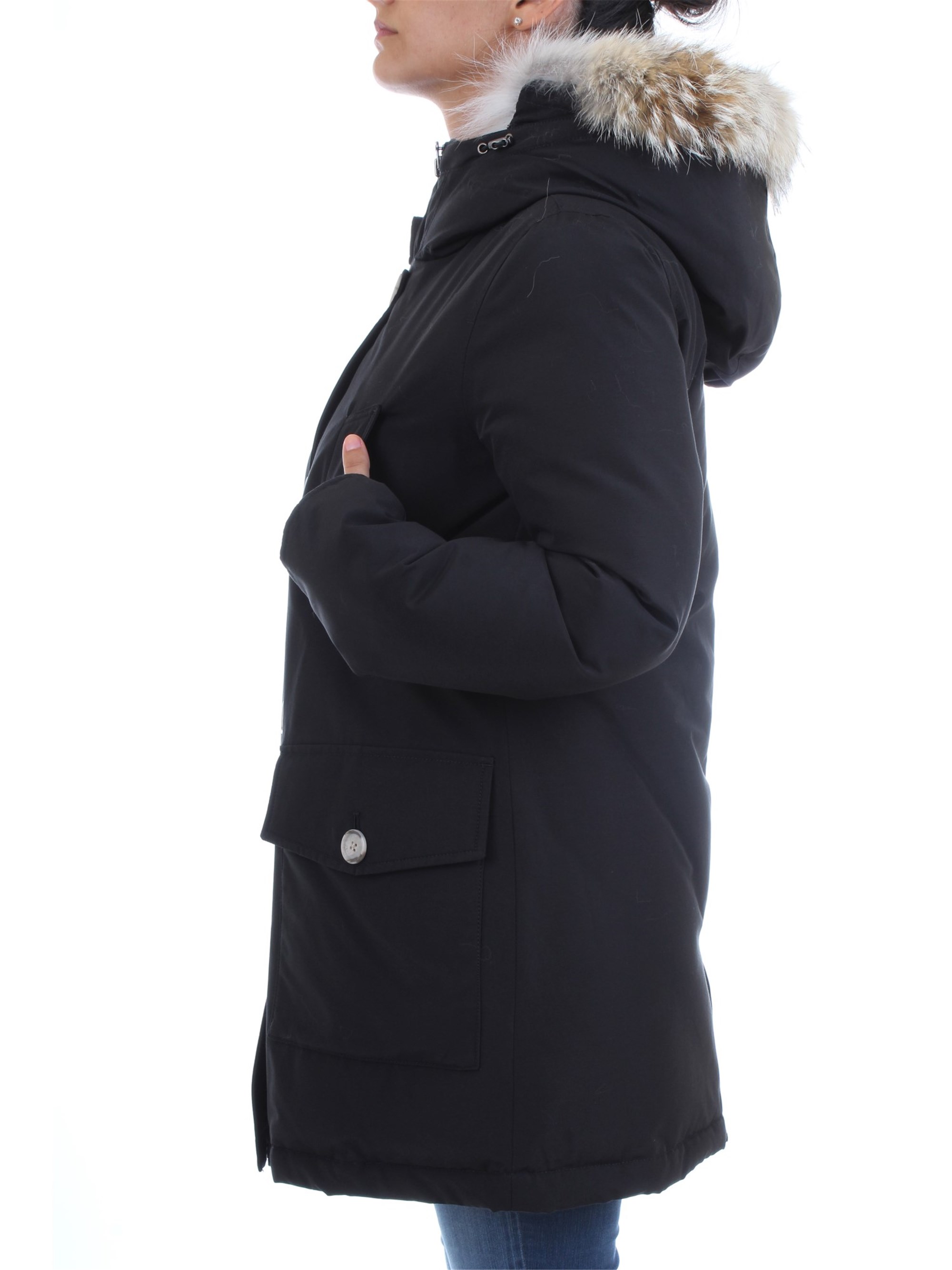 WOOLRICH WWCPS2676 Black Clothing Woman Duvet WOOLRICH WWCPS2676 Black Clothing Woman Duvet