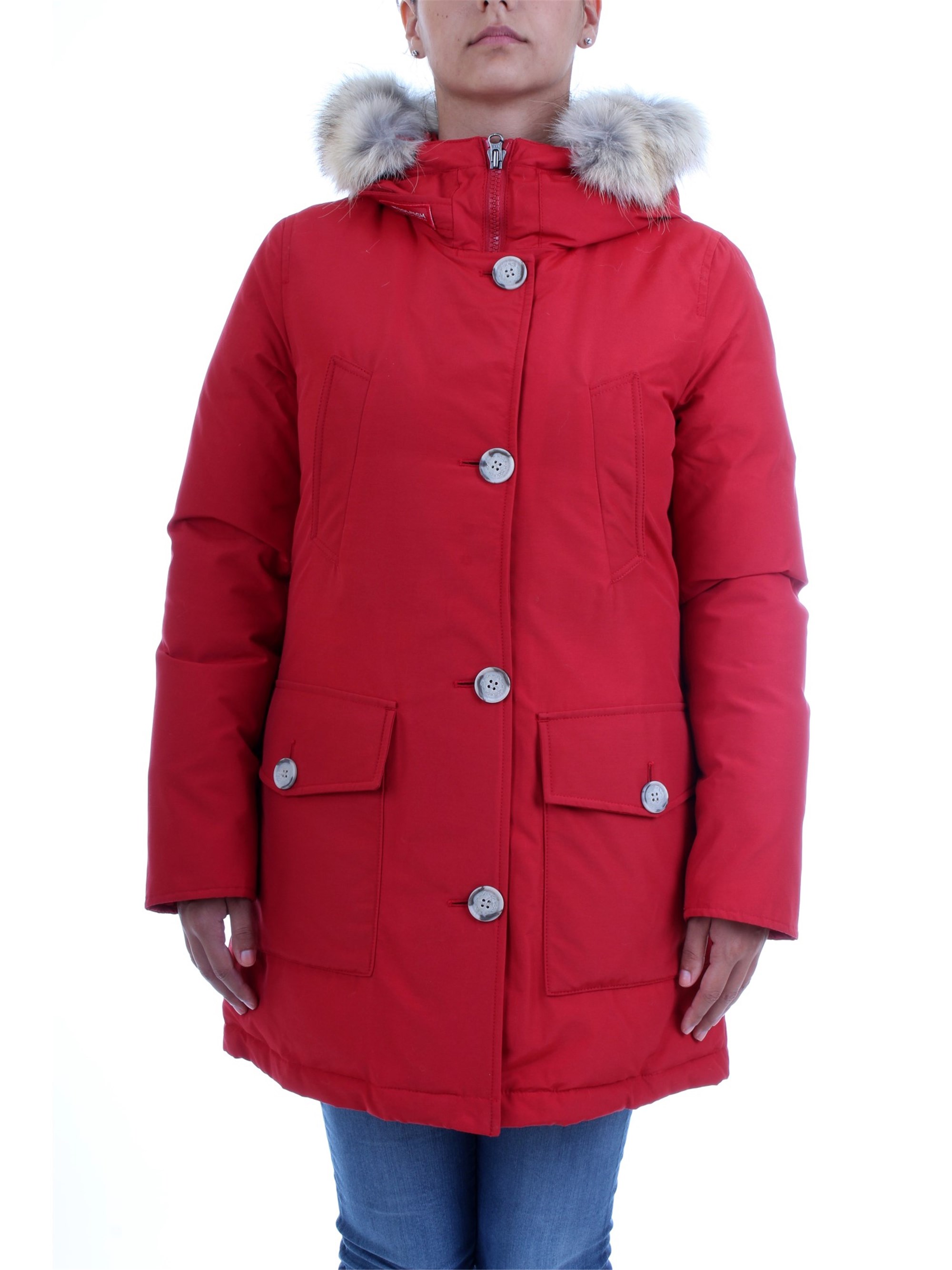 WOOLRICH WWCPS2676 Red Clothing Woman Duvet WOOLRICH WWCPS2676 Red Clothing Woman Duvet