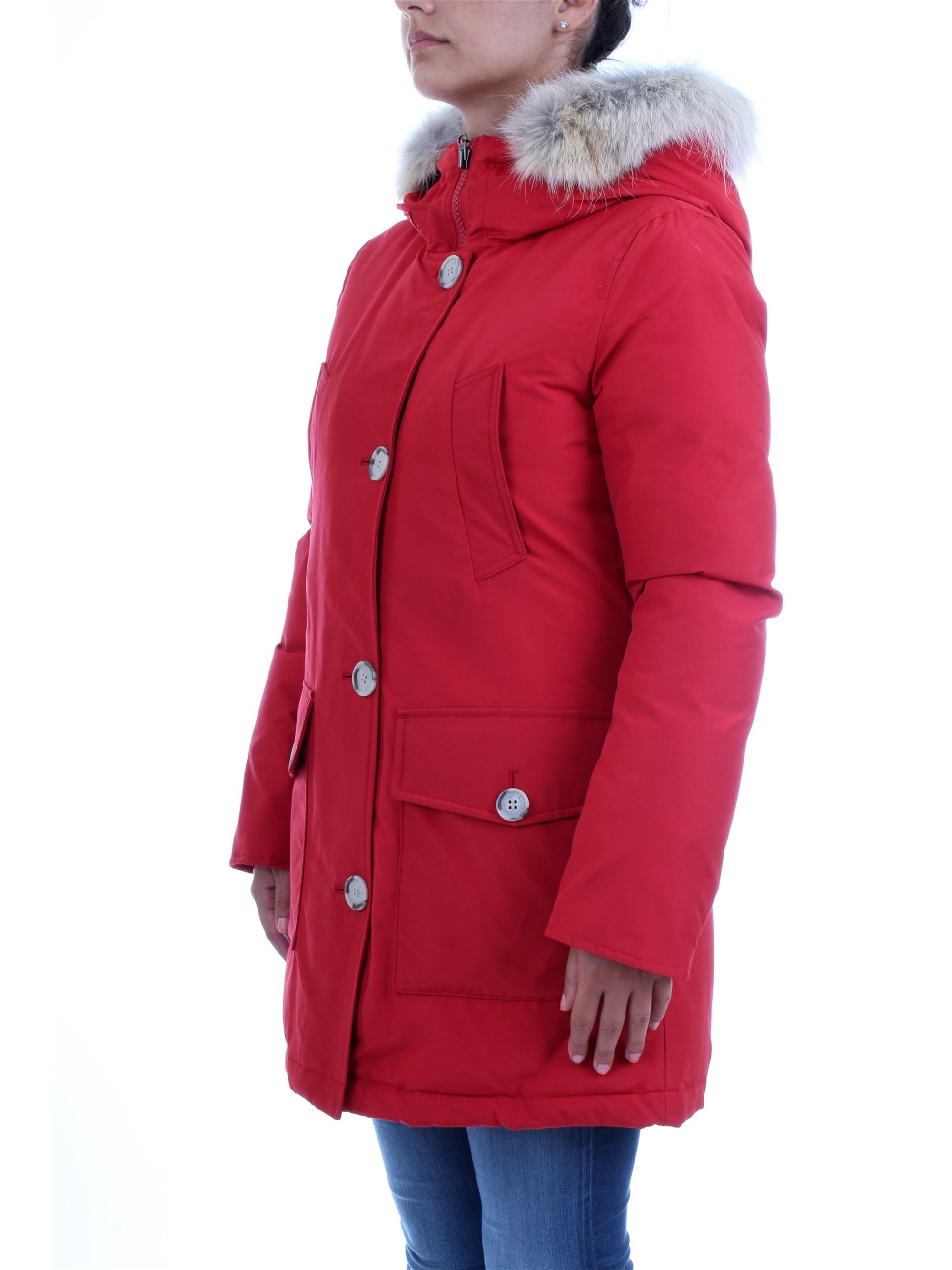 WOOLRICH WWCPS2676 Red Clothing Woman Duvet WOOLRICH WWCPS2676 Red Clothing Woman Duvet