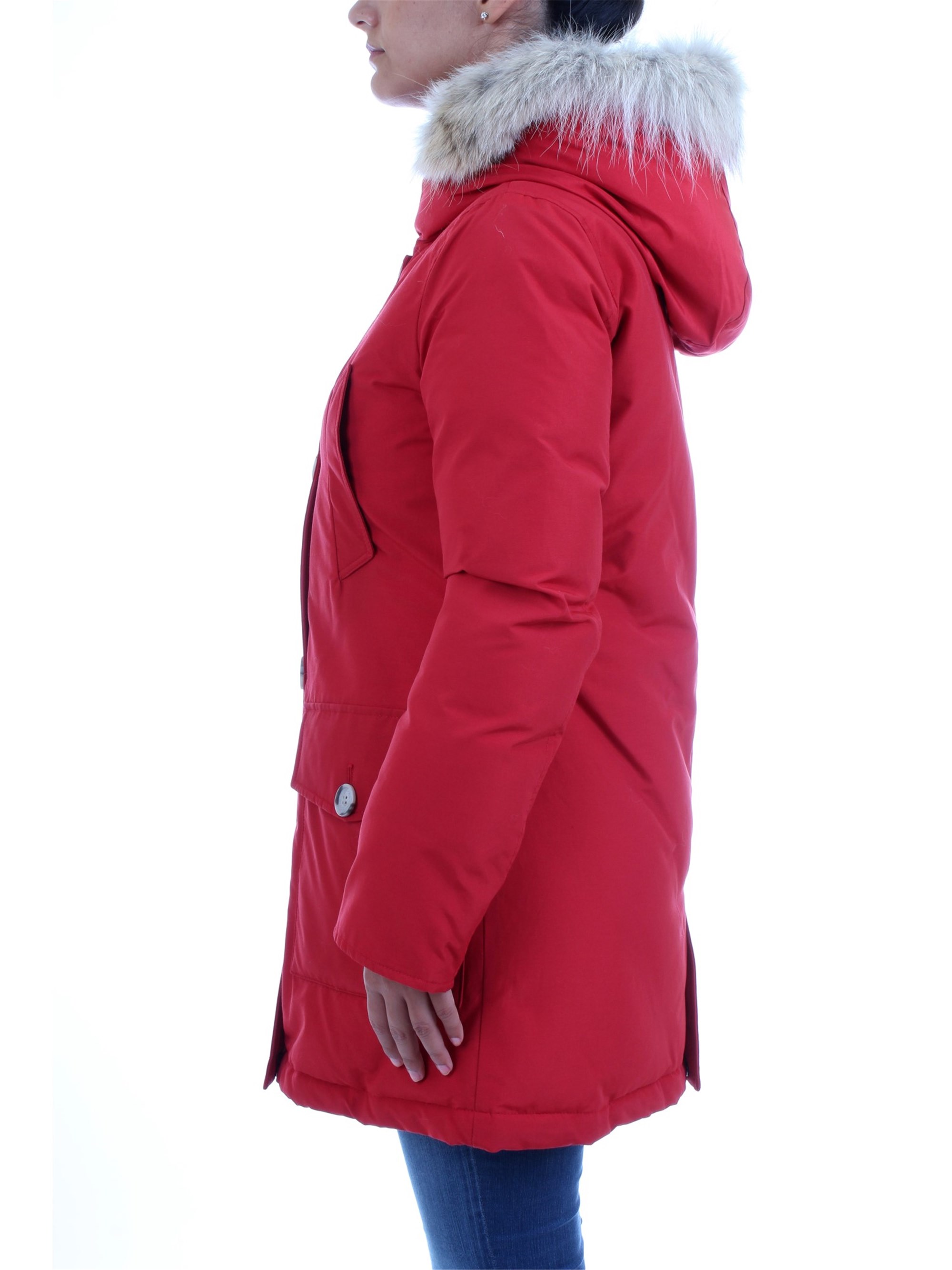 WOOLRICH WWCPS2676 Red Clothing Woman Duvet WOOLRICH WWCPS2676 Red Clothing Woman Duvet