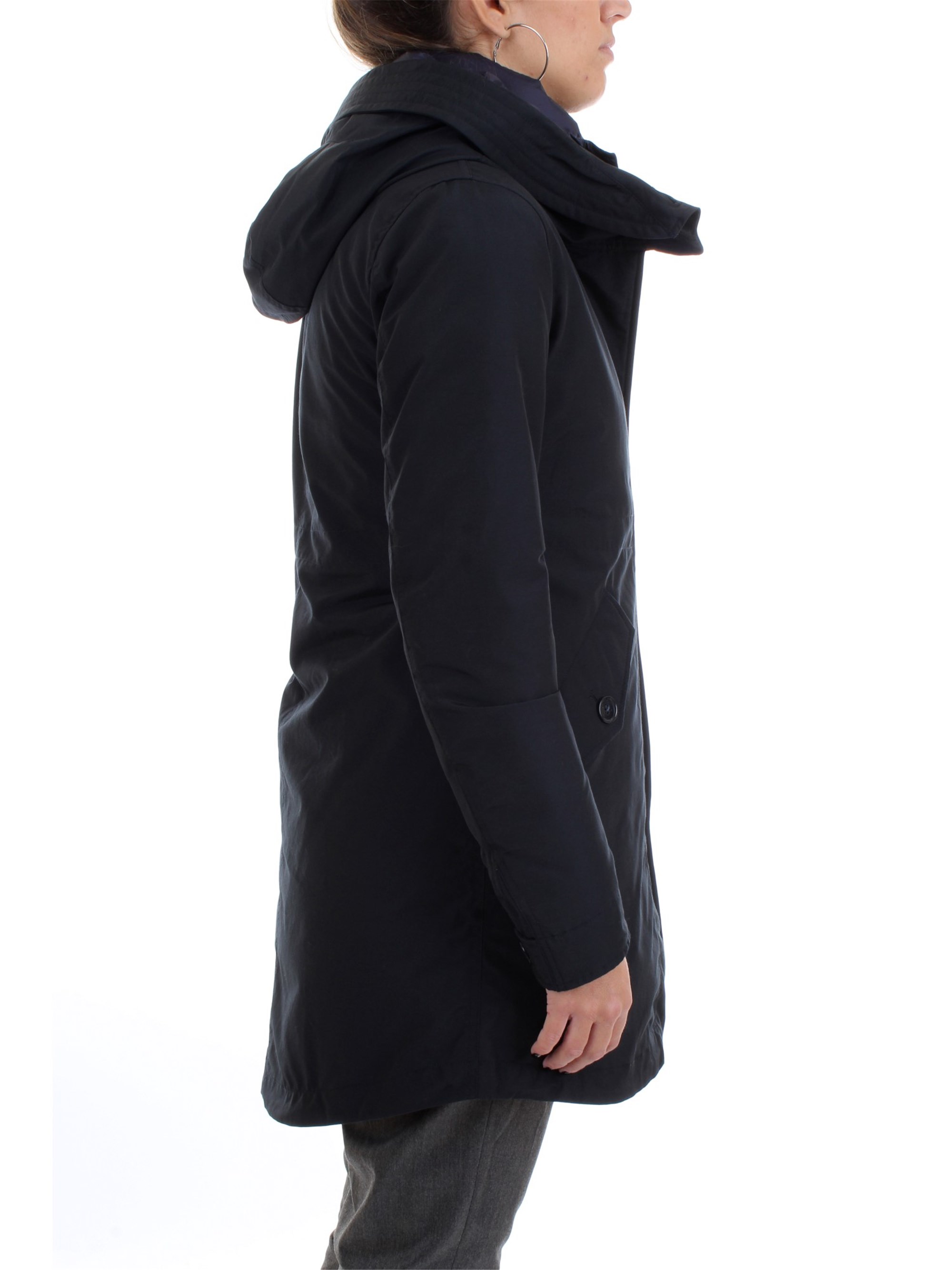 WOOLRICH WWCPS2497 Blue Clothing Woman Jacket WOOLRICH WWCPS2497 Blue Clothing Woman Jacket