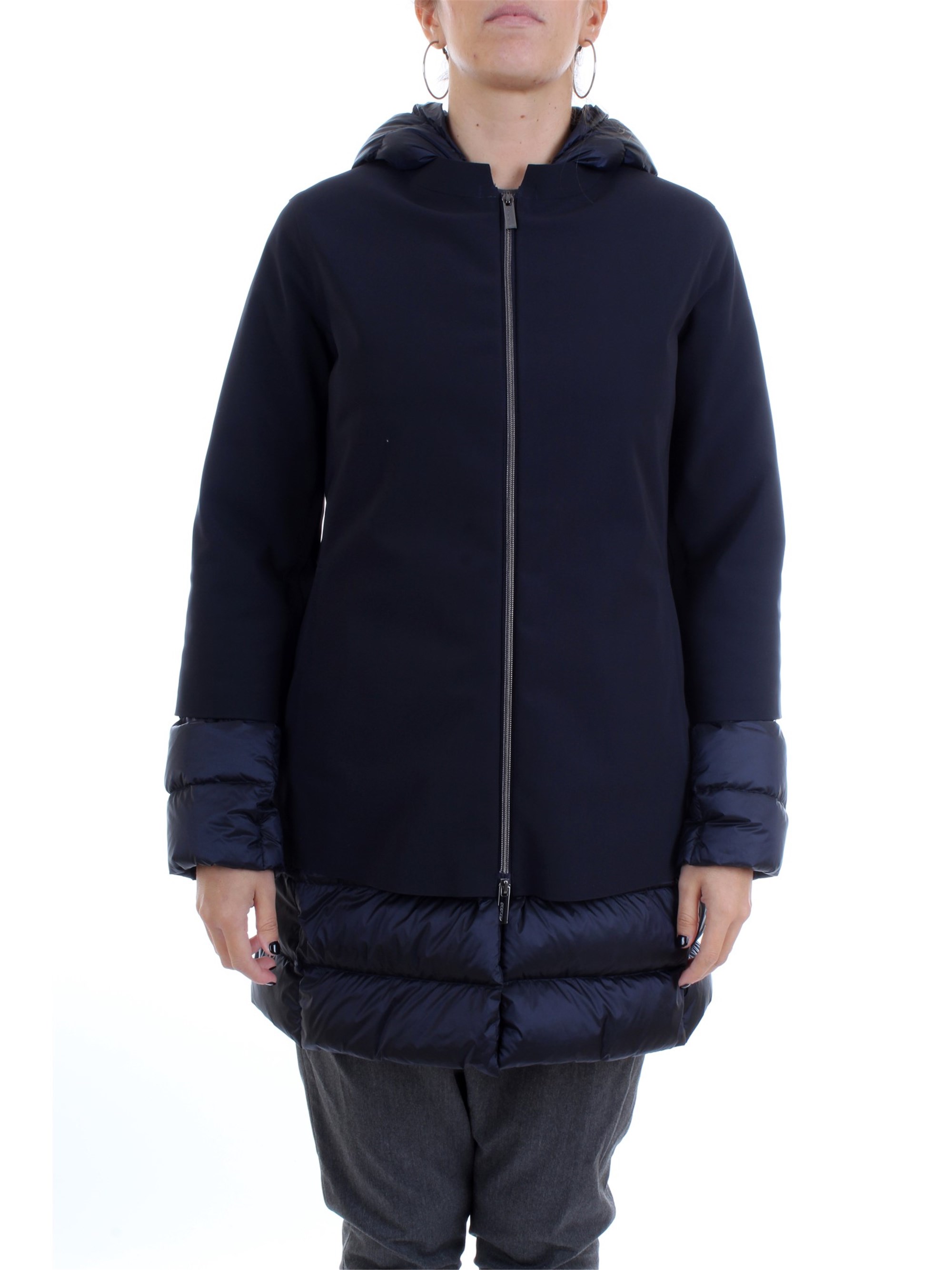 RRD W18514 Blue Clothing Woman PARKA RRD W18514 Blue Clothing Woman PARKA
