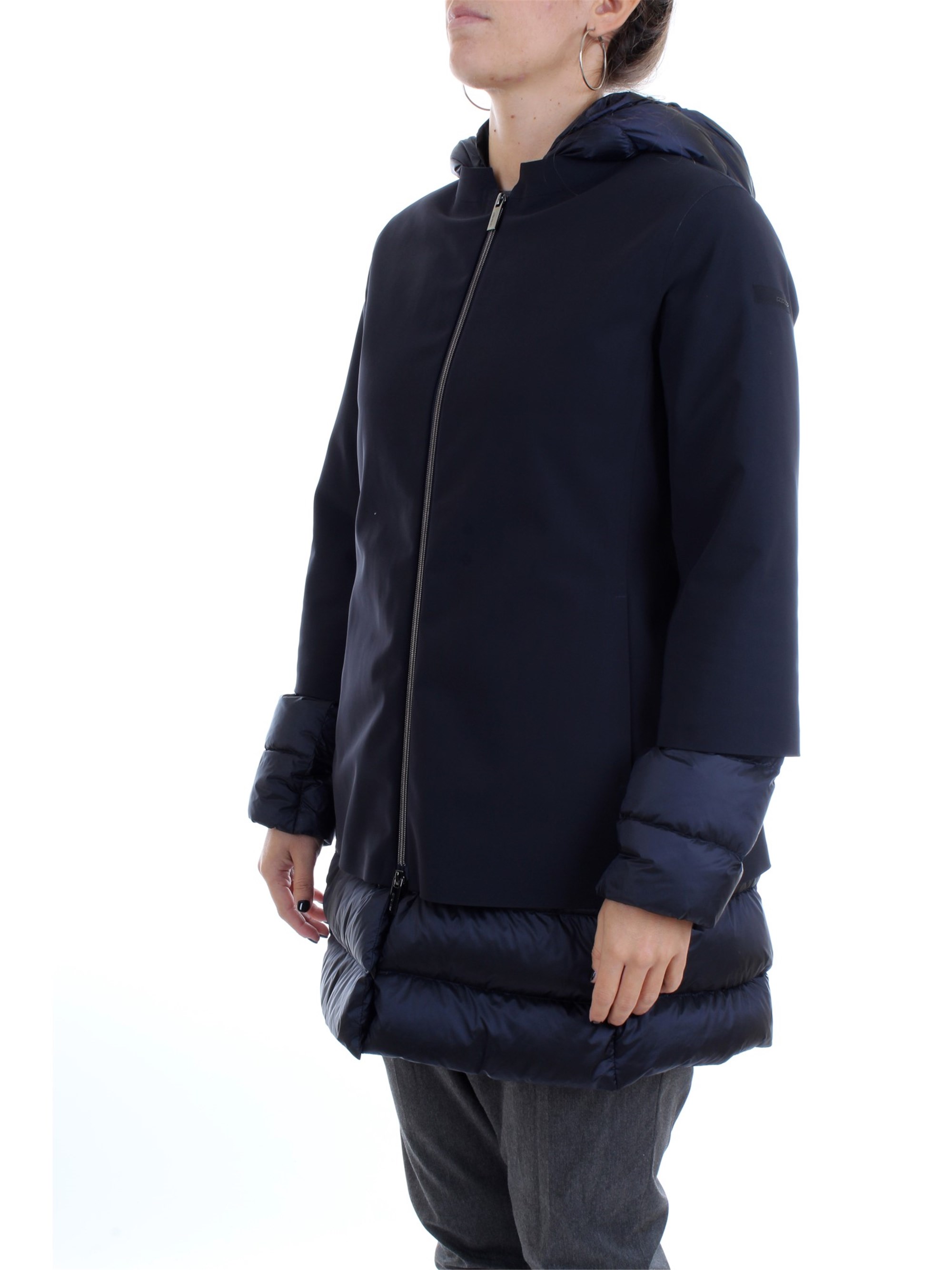 RRD W18514 Blue Clothing Woman PARKA RRD W18514 Blue Clothing Woman PARKA