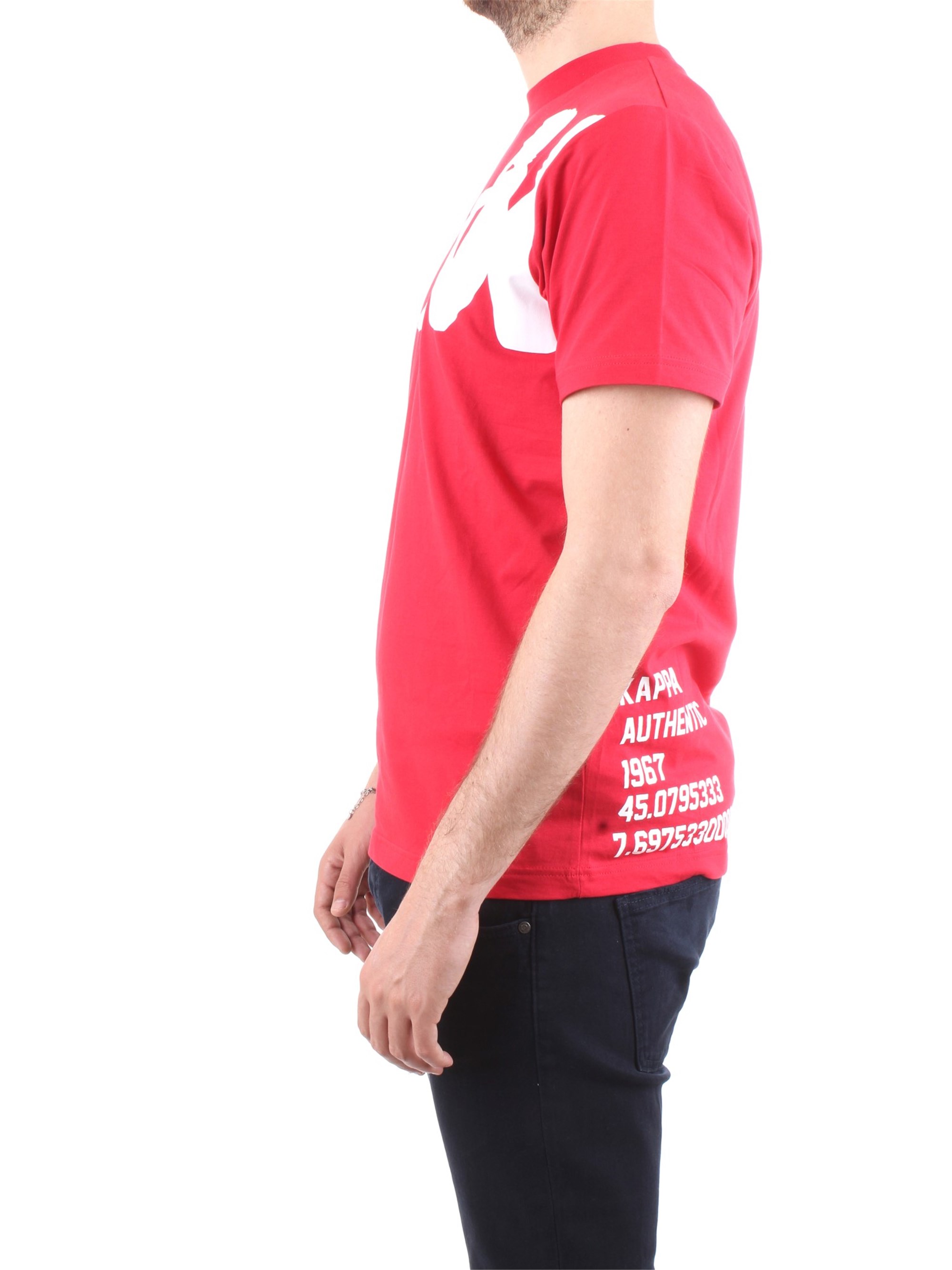 KAPPA 304ICL0 Red Clothing Man T-Shirt/Polo KAPPA 304ICL0 Red Clothing Man T-Shirt/Polo