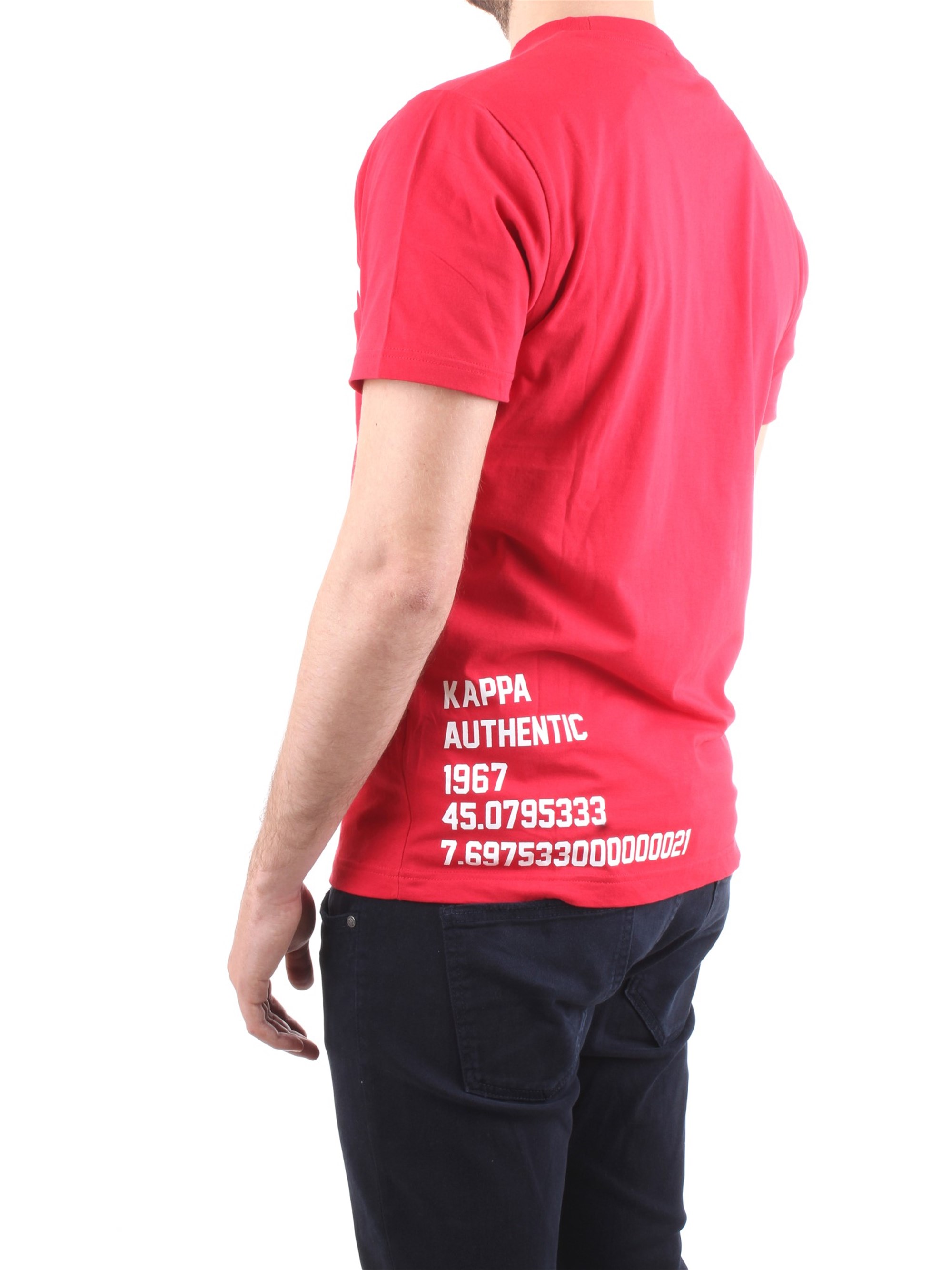 KAPPA 304ICL0 Red Clothing Man T-Shirt/Polo KAPPA 304ICL0 Red Clothing Man T-Shirt/Polo