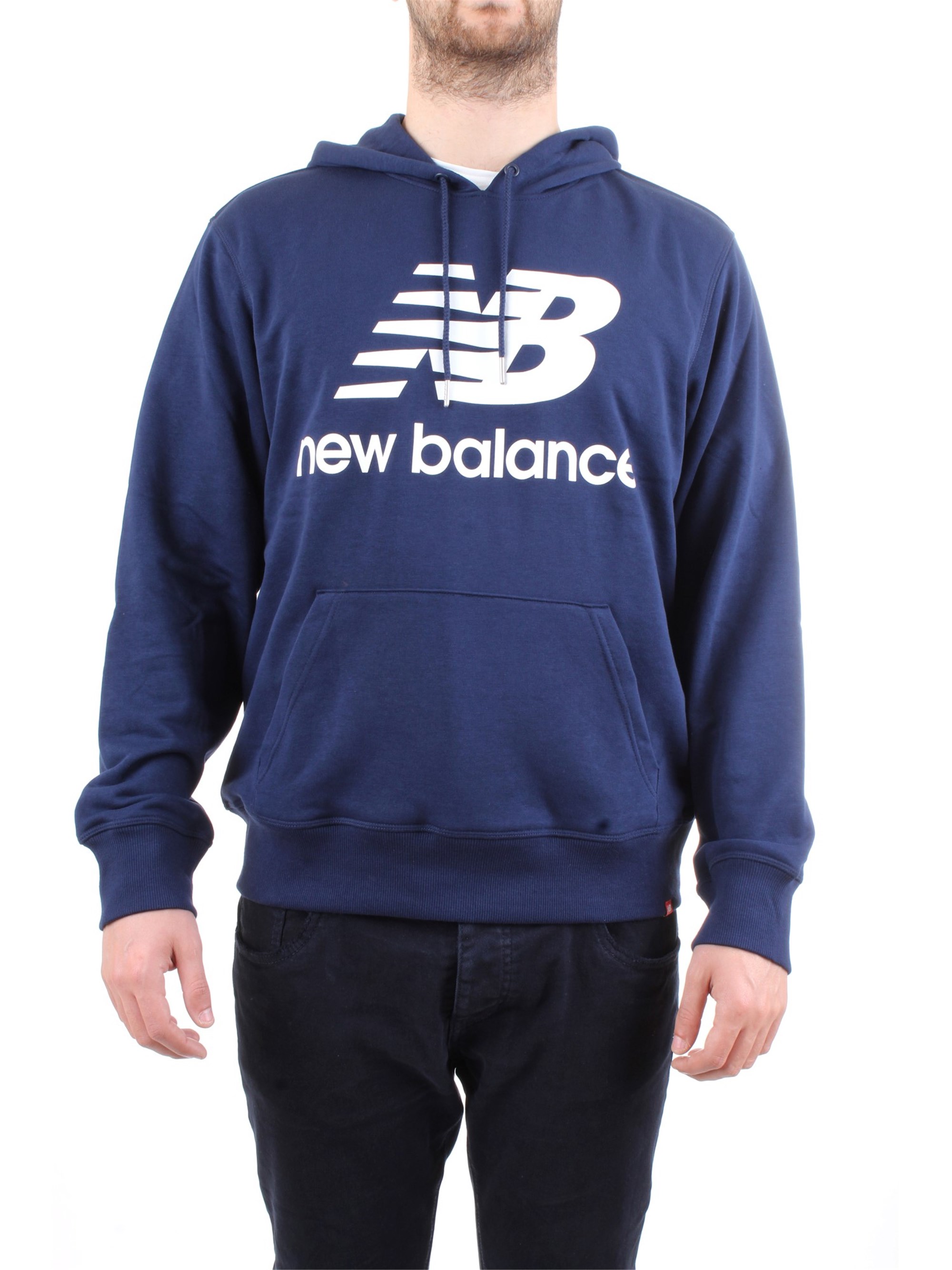 NEW BALANCE MT91547 Blue Clothing Man Sweater NEW BALANCE MT91547 Blue Clothing Man Sweater