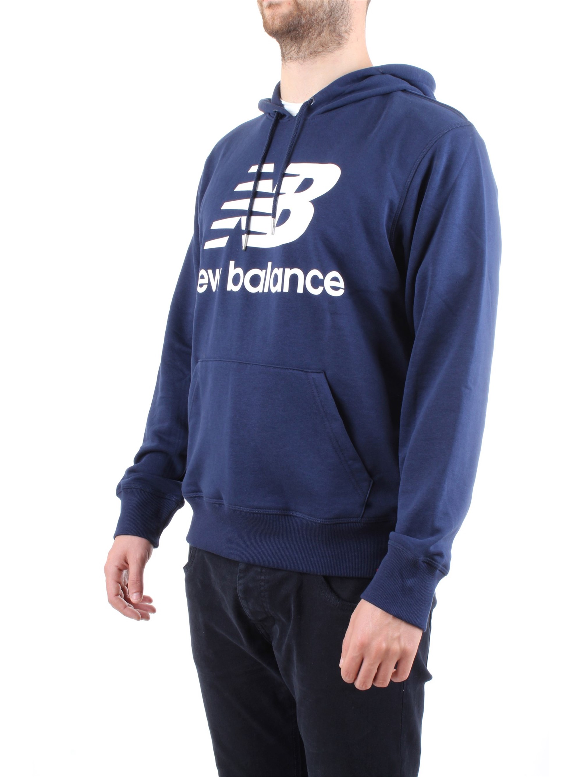 NEW BALANCE MT91547 Blue Clothing Man Sweater NEW BALANCE MT91547 Blue Clothing Man Sweater