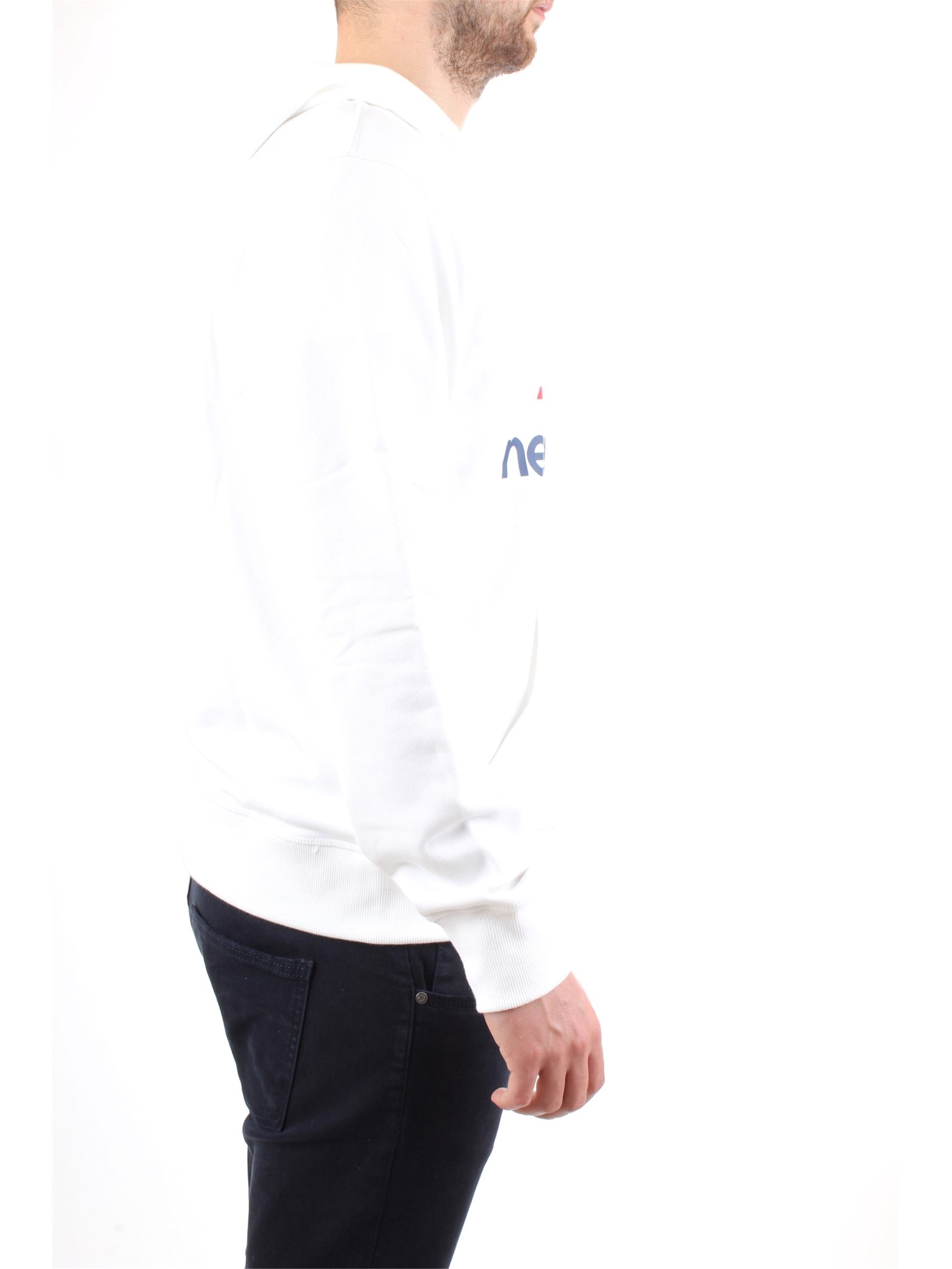 NEW BALANCE MT91547 White Clothing Man Sweater NEW BALANCE MT91547 White Clothing Man Sweater