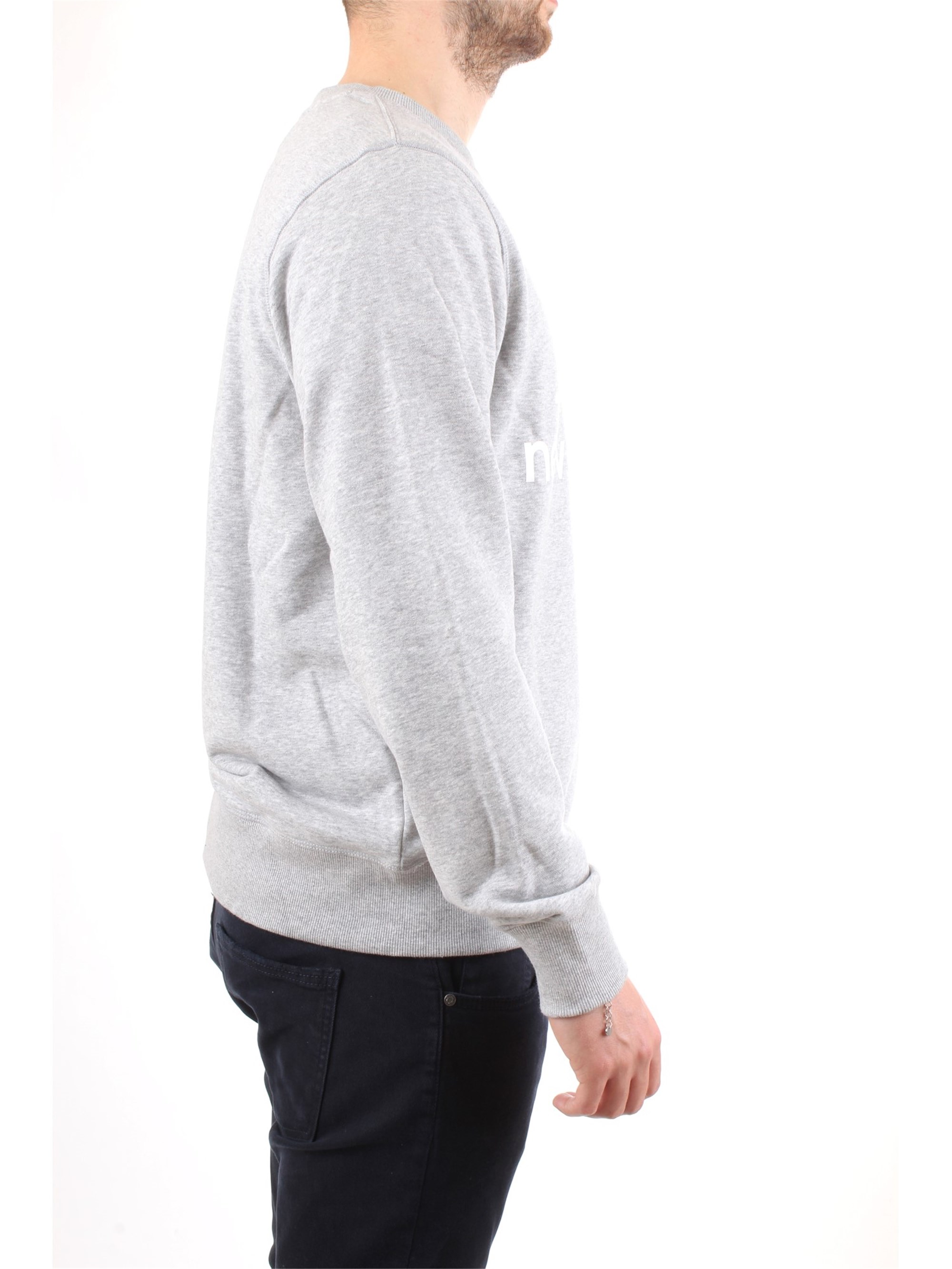 NEW BALANCE MT91548 Grey Clothing Man Sweater NEW BALANCE MT91548 Grey Clothing Man Sweater