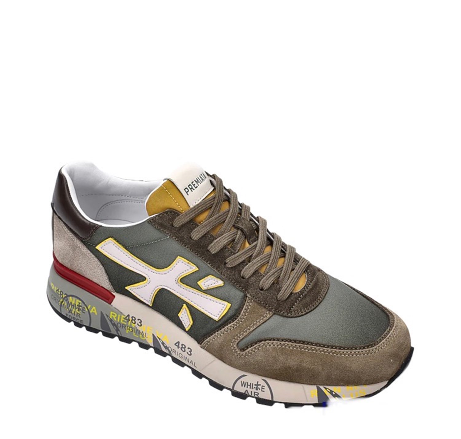 PREMIATA 6075 Military green Shoes Man Sneakers PREMIATA 6075 Military green Shoes Man Sneakers