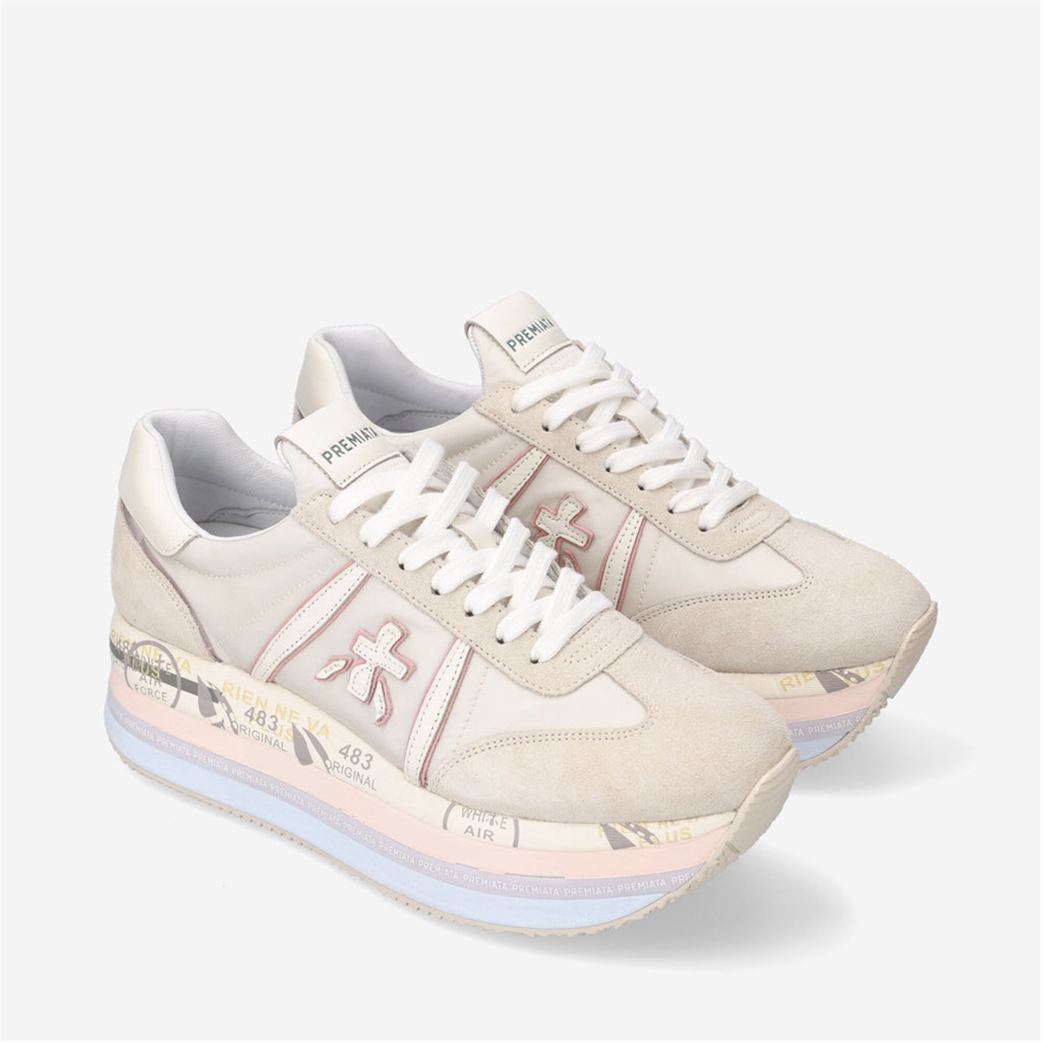 PREMIATA 6234 Beige Scarpe Donna Sneakers PREMIATA 6234 Beige Scarpe Donna Sneakers
