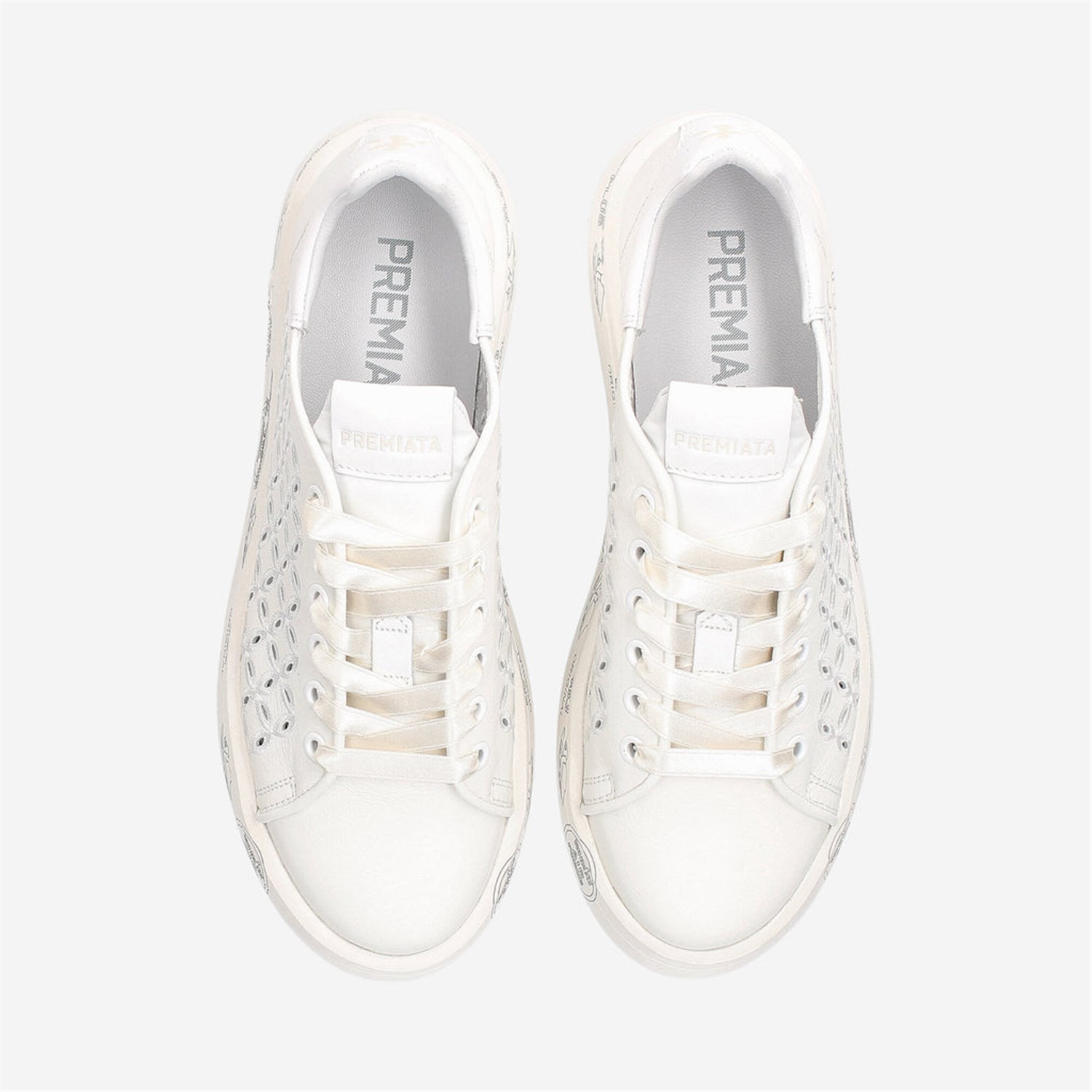 PREMIATA 6283 Bianco Scarpe Donna Sneakers PREMIATA 6283 Bianco Scarpe Donna Sneakers