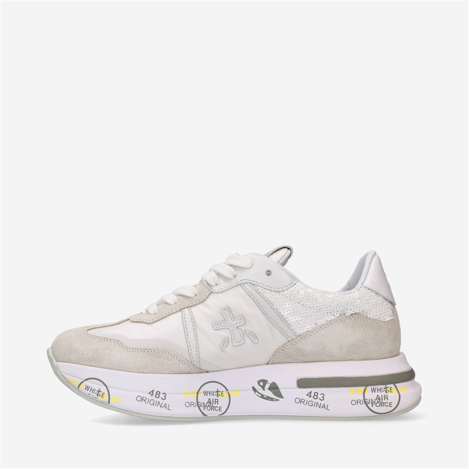 PREMIATA 6346 White Shoes Woman Sneakers PREMIATA 6346 White Shoes Woman Sneakers