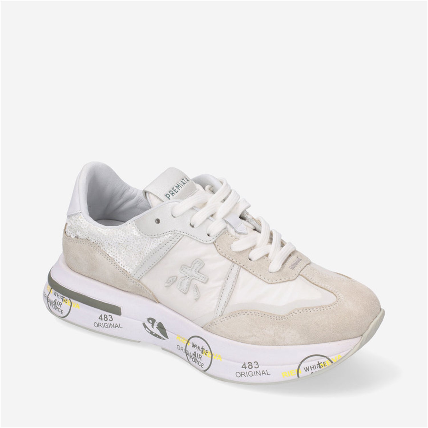 PREMIATA 6346 White Shoes Woman Sneakers PREMIATA 6346 White Shoes Woman Sneakers