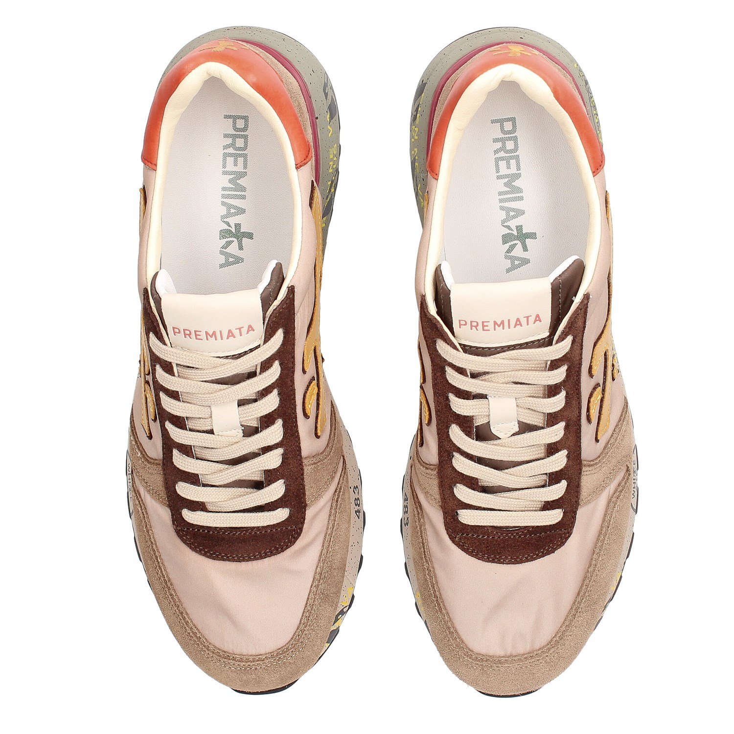 PREMIATA 6416 Beige Shoes Man Sneakers PREMIATA 6416 Beige Shoes Man Sneakers