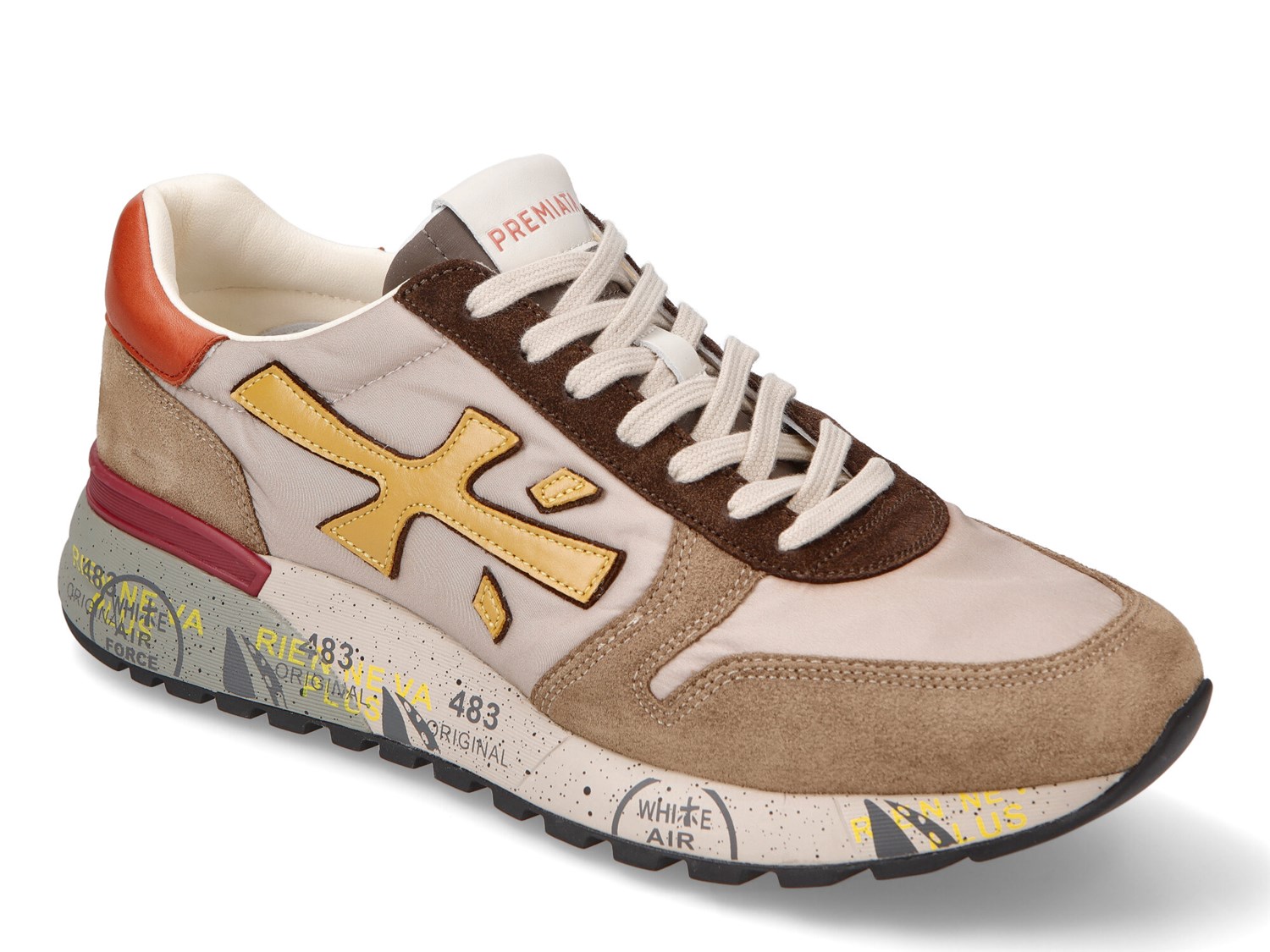 PREMIATA 6416 Beige Shoes Man Sneakers PREMIATA 6416 Beige Shoes Man Sneakers