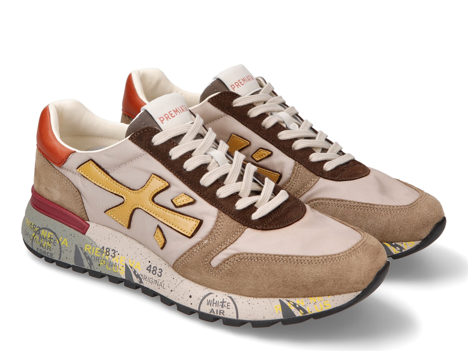 PREMIATA 6416 Beige Shoes Man Sneakers PREMIATA 6416 Beige Shoes Man Sneakers