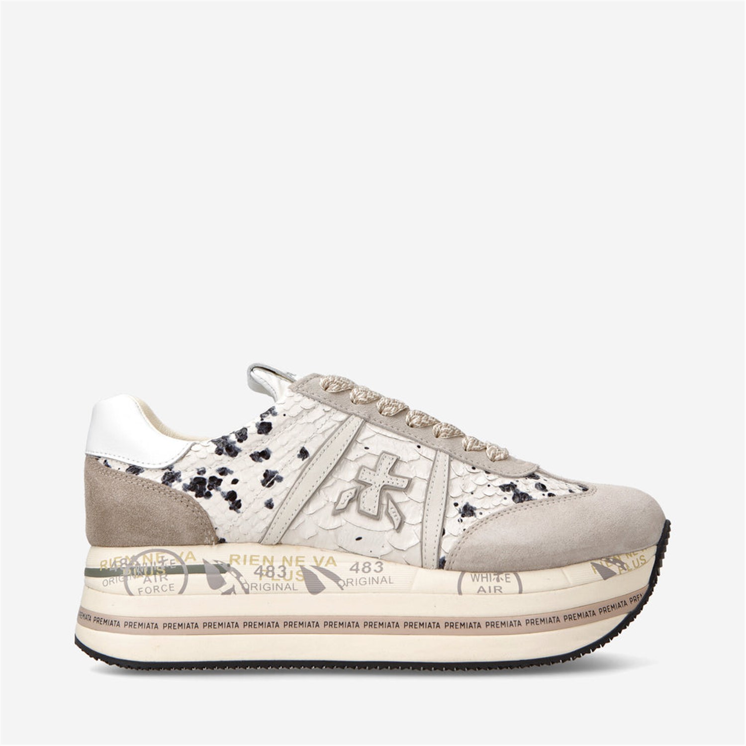 PREMIATA 6497 Beige Shoes Woman Sneakers PREMIATA 6497 Beige Shoes Woman Sneakers