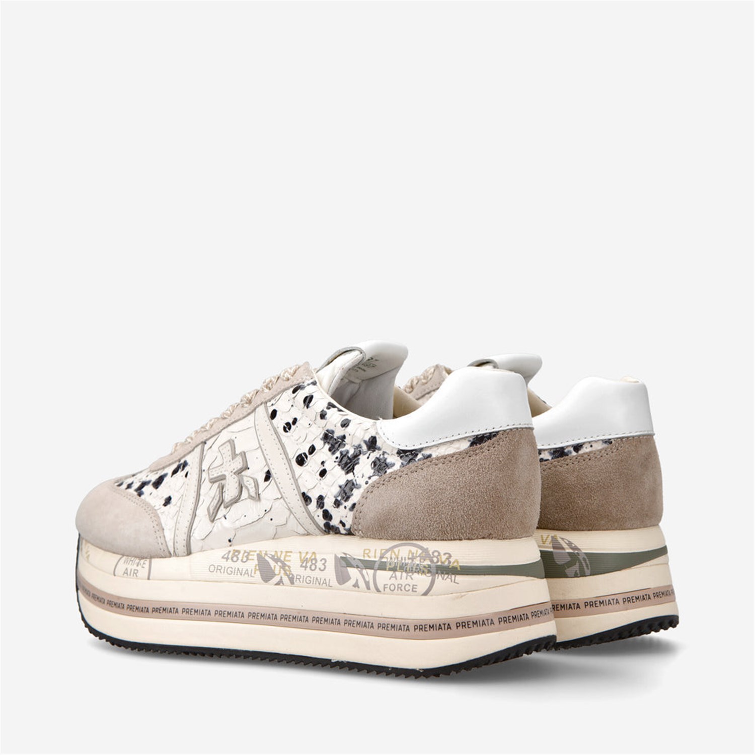 PREMIATA 6497 Beige Shoes Woman Sneakers PREMIATA 6497 Beige Shoes Woman Sneakers
