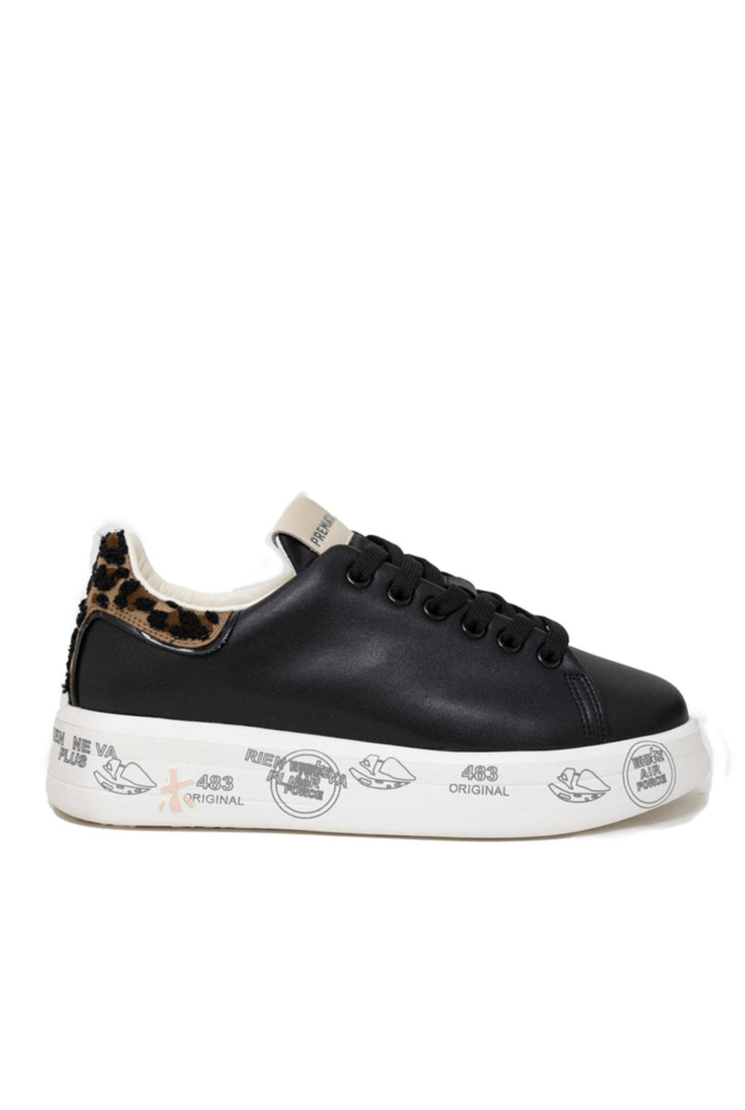PREMIATA 6549 Nero Scarpe Donna Sneakers PREMIATA 6549 Nero Scarpe Donna Sneakers