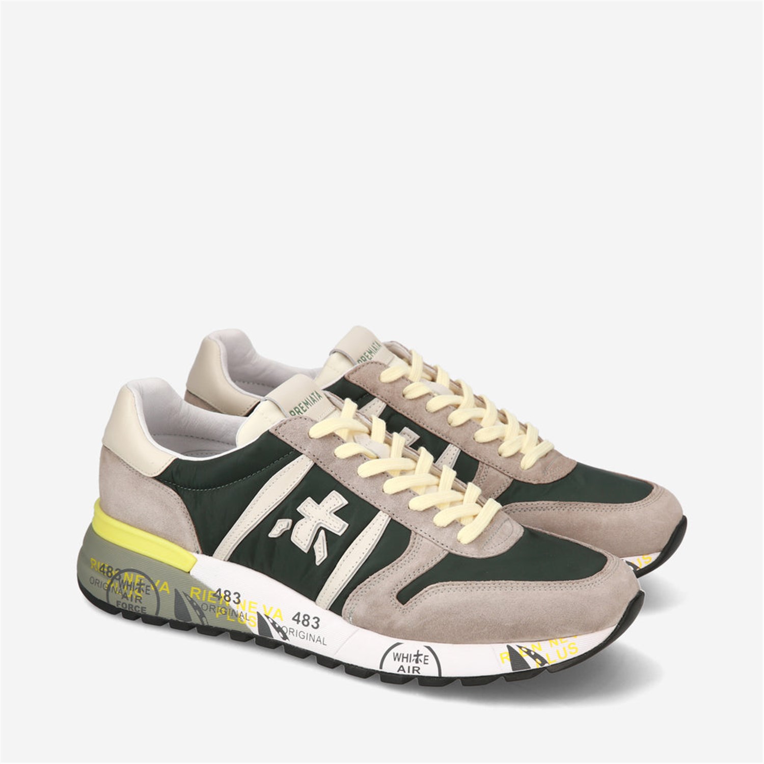 PREMIATA 6632 Verde Scarpe Uomo Sneakers PREMIATA 6632 Verde Scarpe Uomo Sneakers