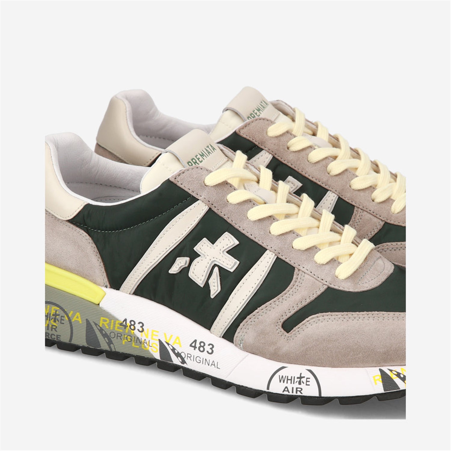 PREMIATA 6632 Verde Scarpe Uomo Sneakers PREMIATA 6632 Verde Scarpe Uomo Sneakers