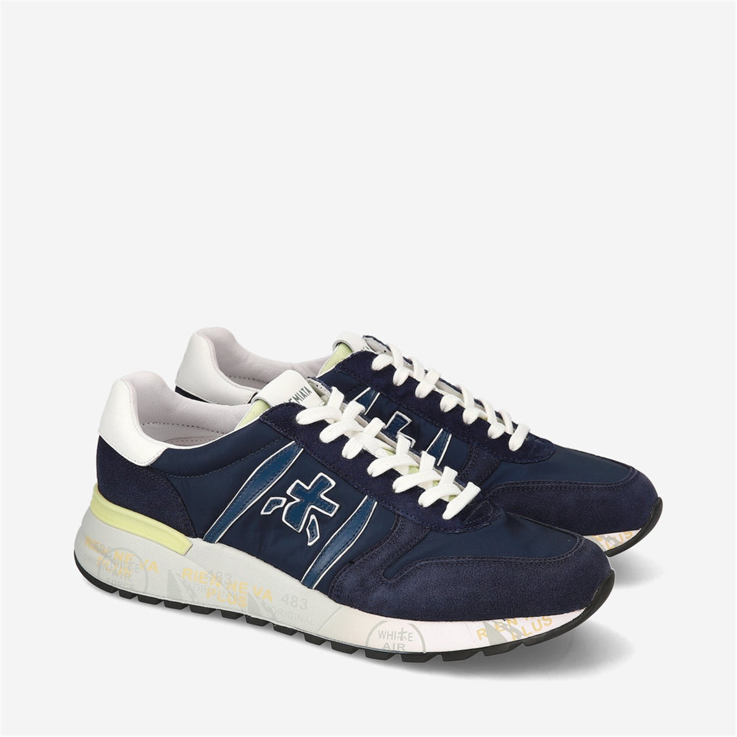 PREMIATA 6634 Blu Scarpe Uomo Sneakers PREMIATA 6634 Blu Scarpe Uomo Sneakers