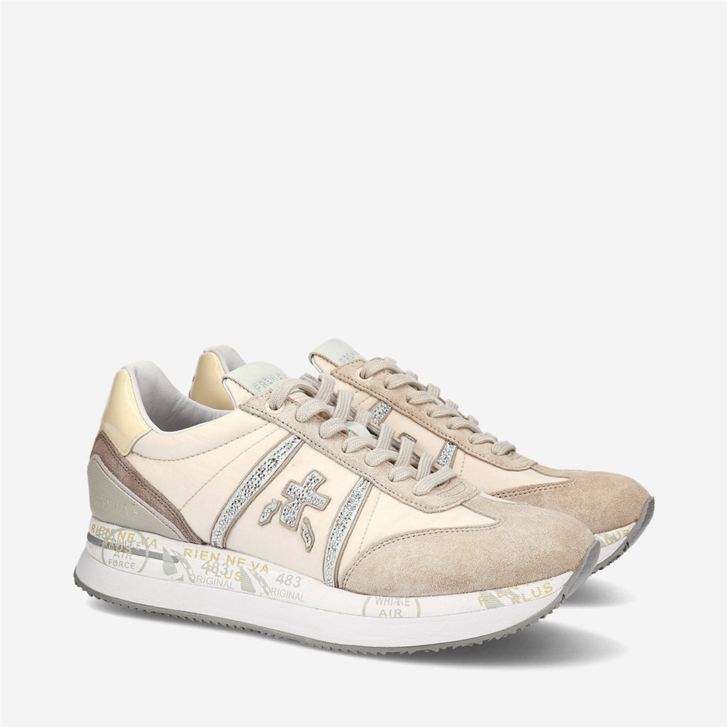 PREMIATA 6671 Beige Scarpe Donna Sneakers PREMIATA 6671 Beige Scarpe Donna Sneakers
