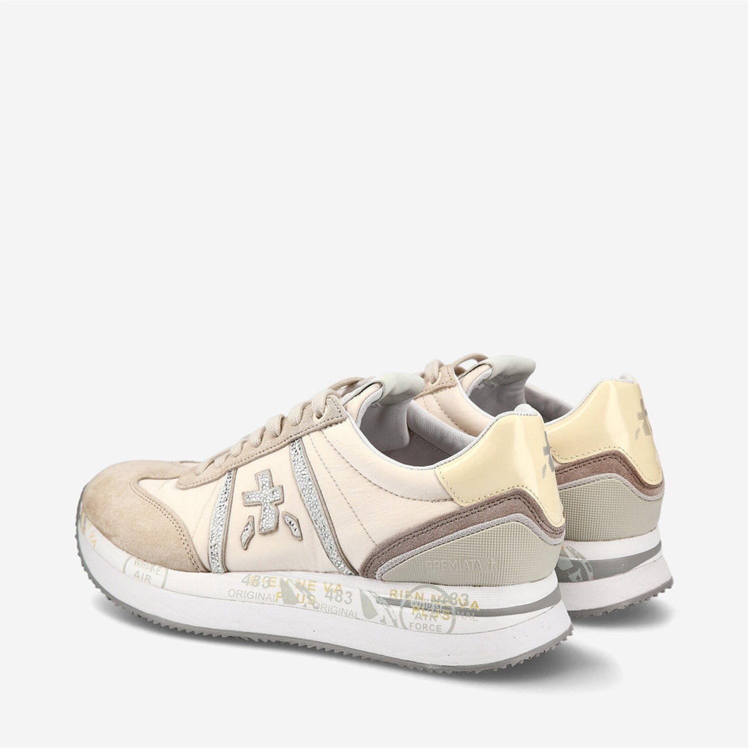 PREMIATA 6671 Beige Scarpe Donna Sneakers PREMIATA 6671 Beige Scarpe Donna Sneakers