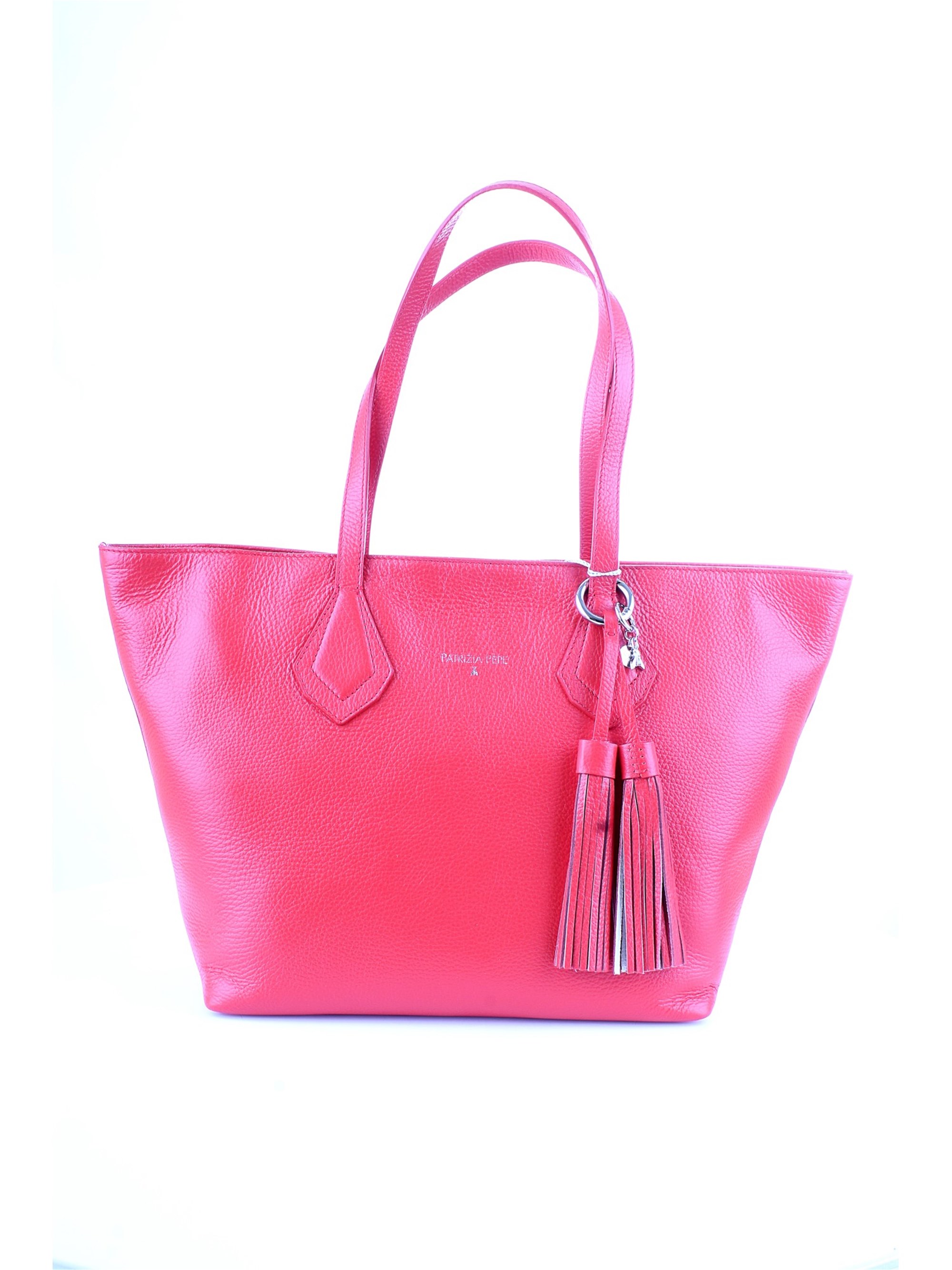 PATRIZIA PEPE 2V8825 A3FH Red Accessories Woman Shopper PATRIZIA PEPE 2V8825 A3FH Red Accessories Woman Shopper