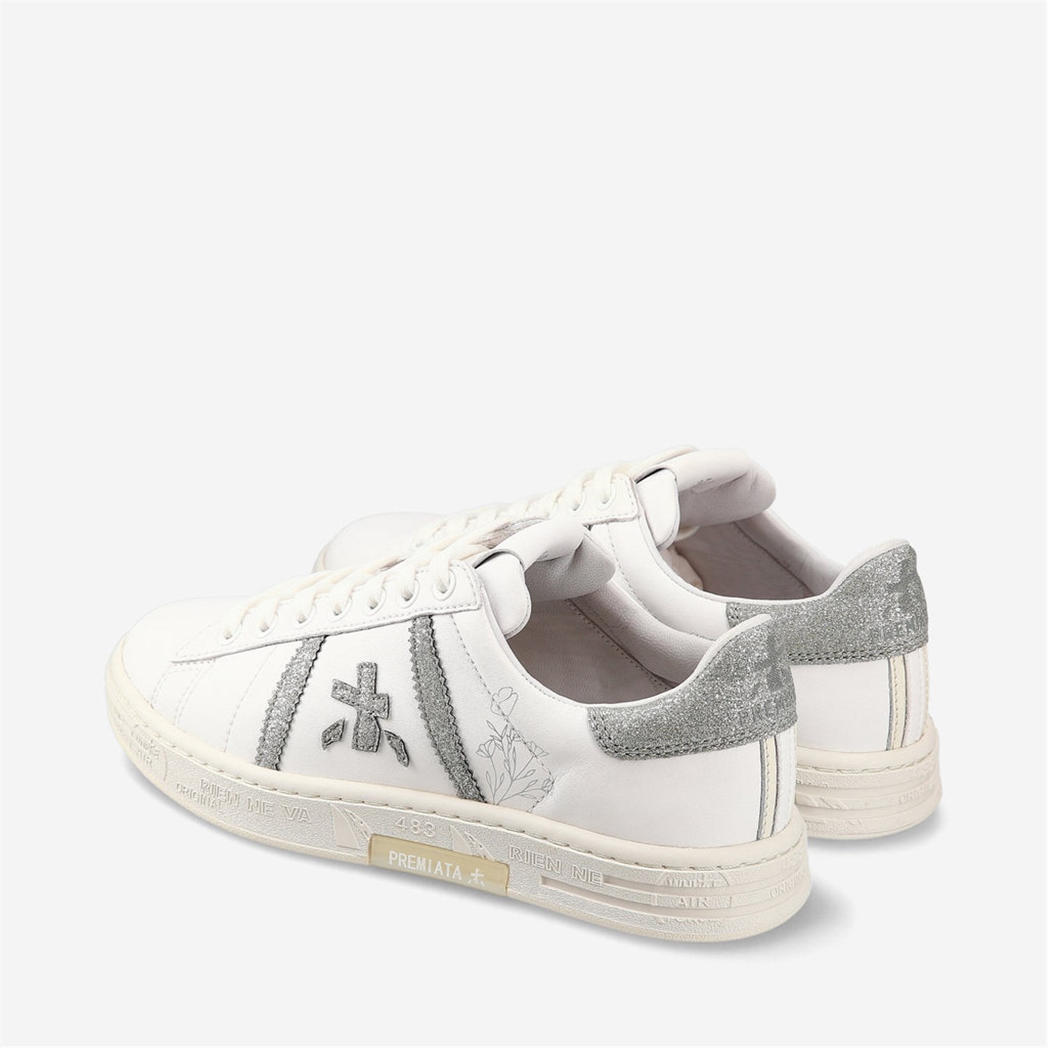 PREMIATA 6824 Bianco Scarpe Donna Sneakers PREMIATA 6824 Bianco Scarpe Donna Sneakers