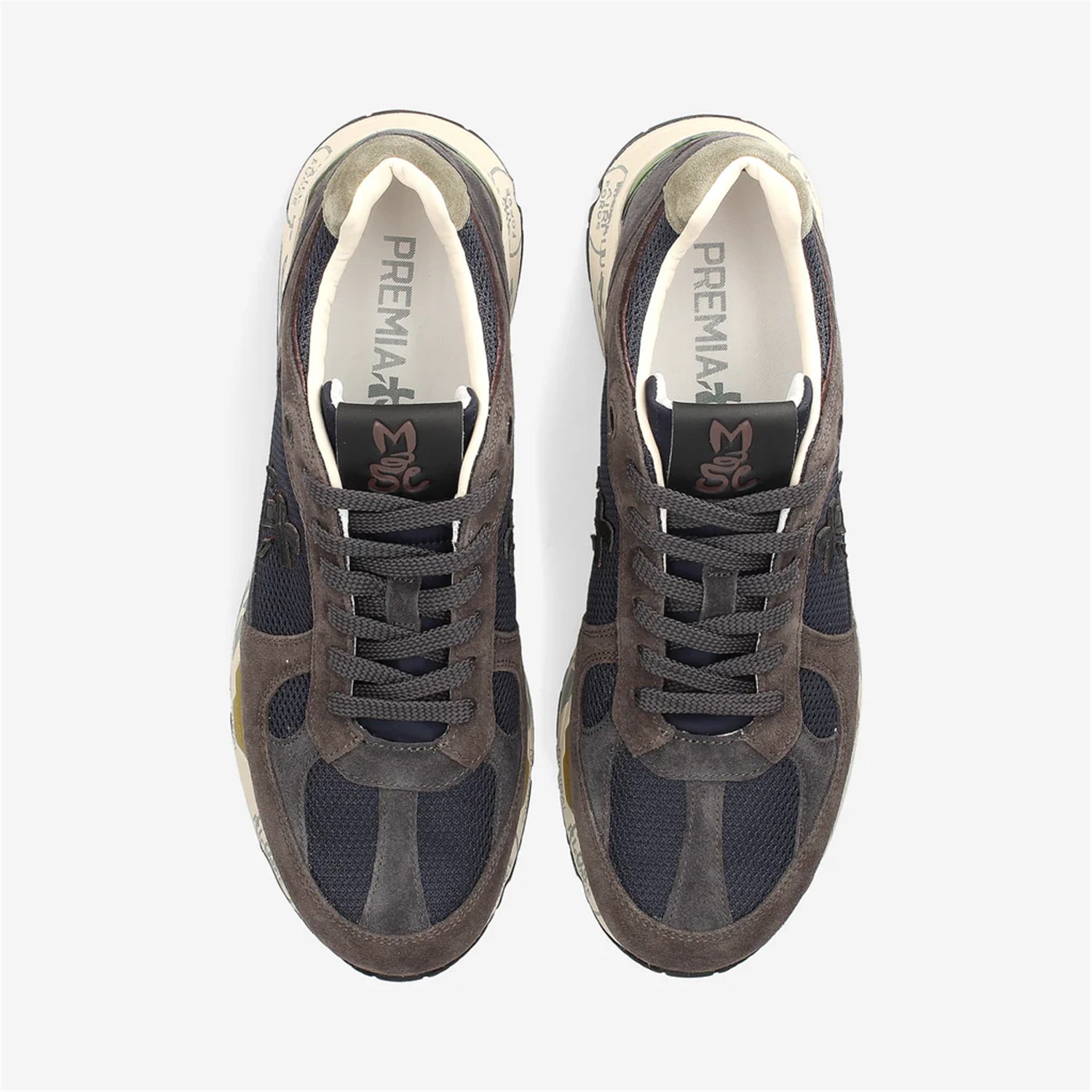 PREMIATA 6889 Marrone Scarpe Uomo Sneakers PREMIATA 6889 Marrone Scarpe Uomo Sneakers