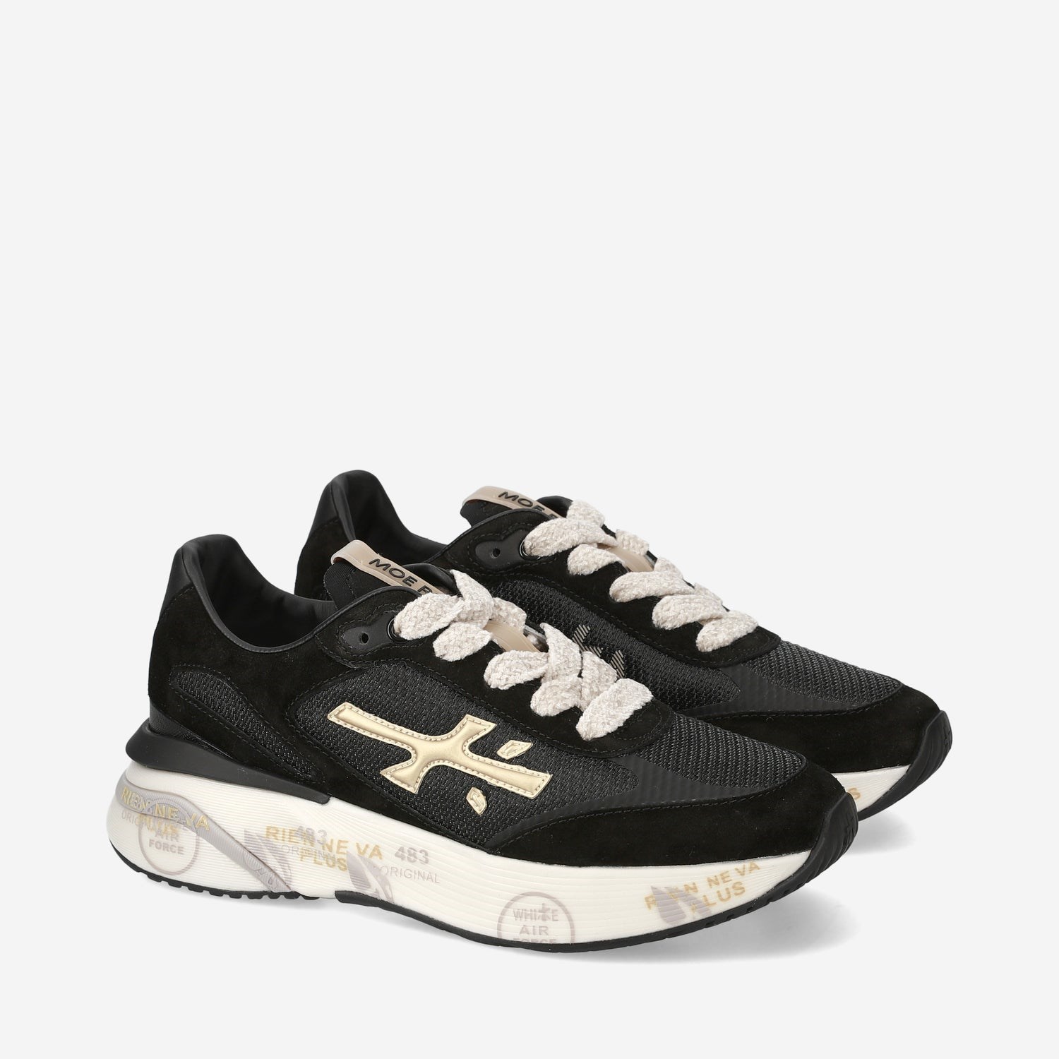PREMIATA 6991 Nero Scarpe Donna Sneakers PREMIATA 6991 Nero Scarpe Donna Sneakers