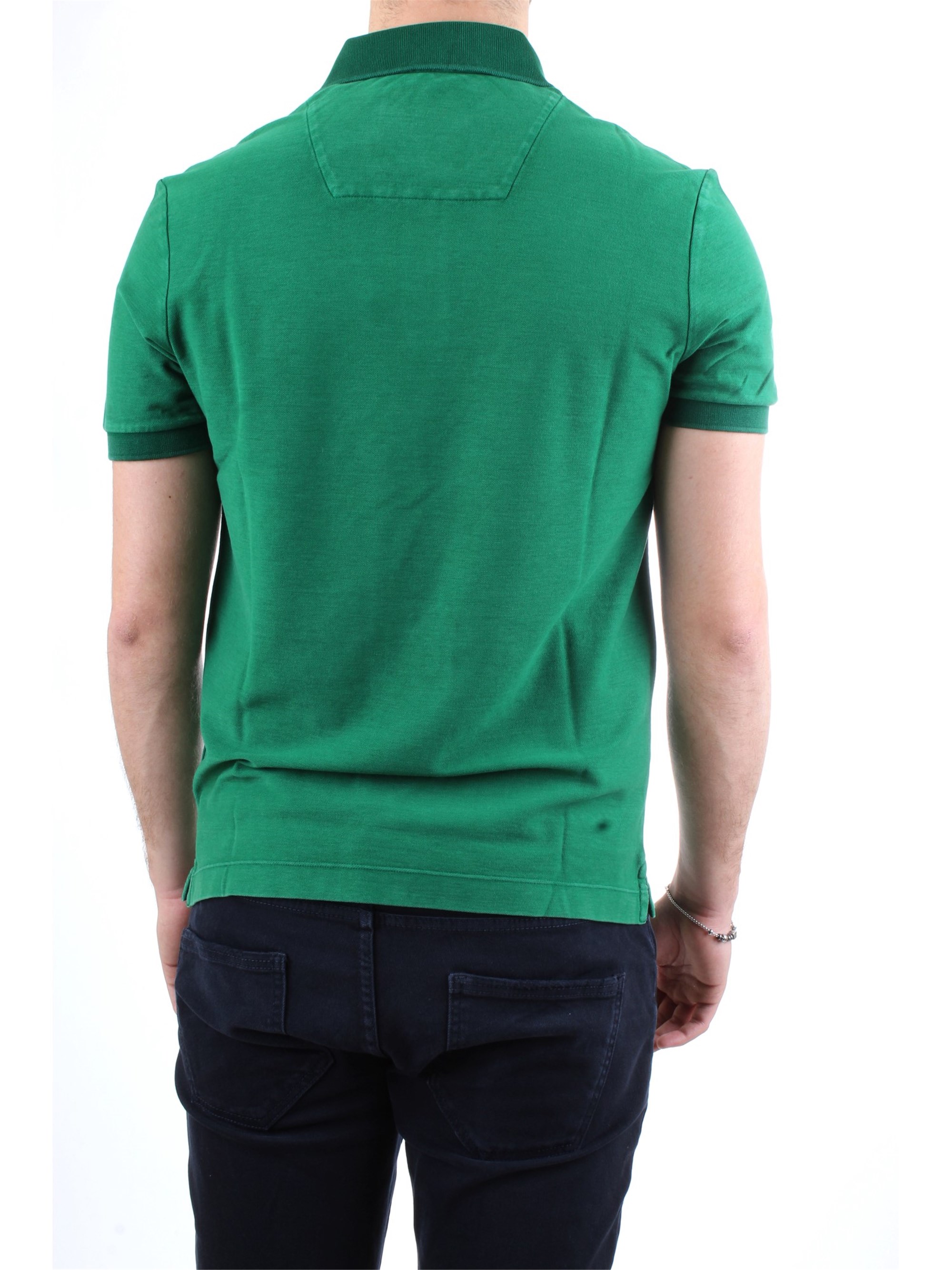 AERONAUTICA MILITARE 191PO1307P144 Green Clothing Man Polo shirt AERONAUTICA MILITARE 191PO1307P144 Green Clothing Man Polo shirt