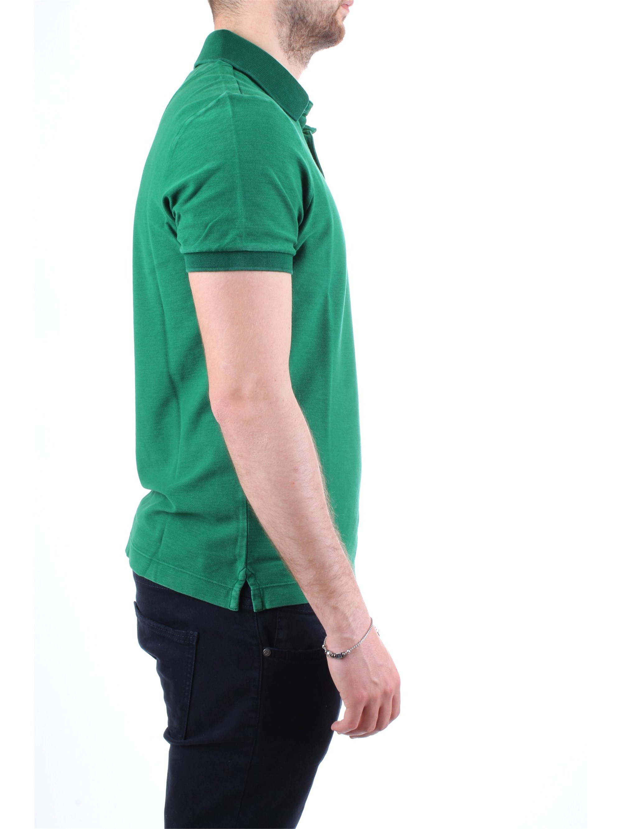 AERONAUTICA MILITARE 191PO1307P144 Green Clothing Man Polo shirt AERONAUTICA MILITARE 191PO1307P144 Green Clothing Man Polo shirt
