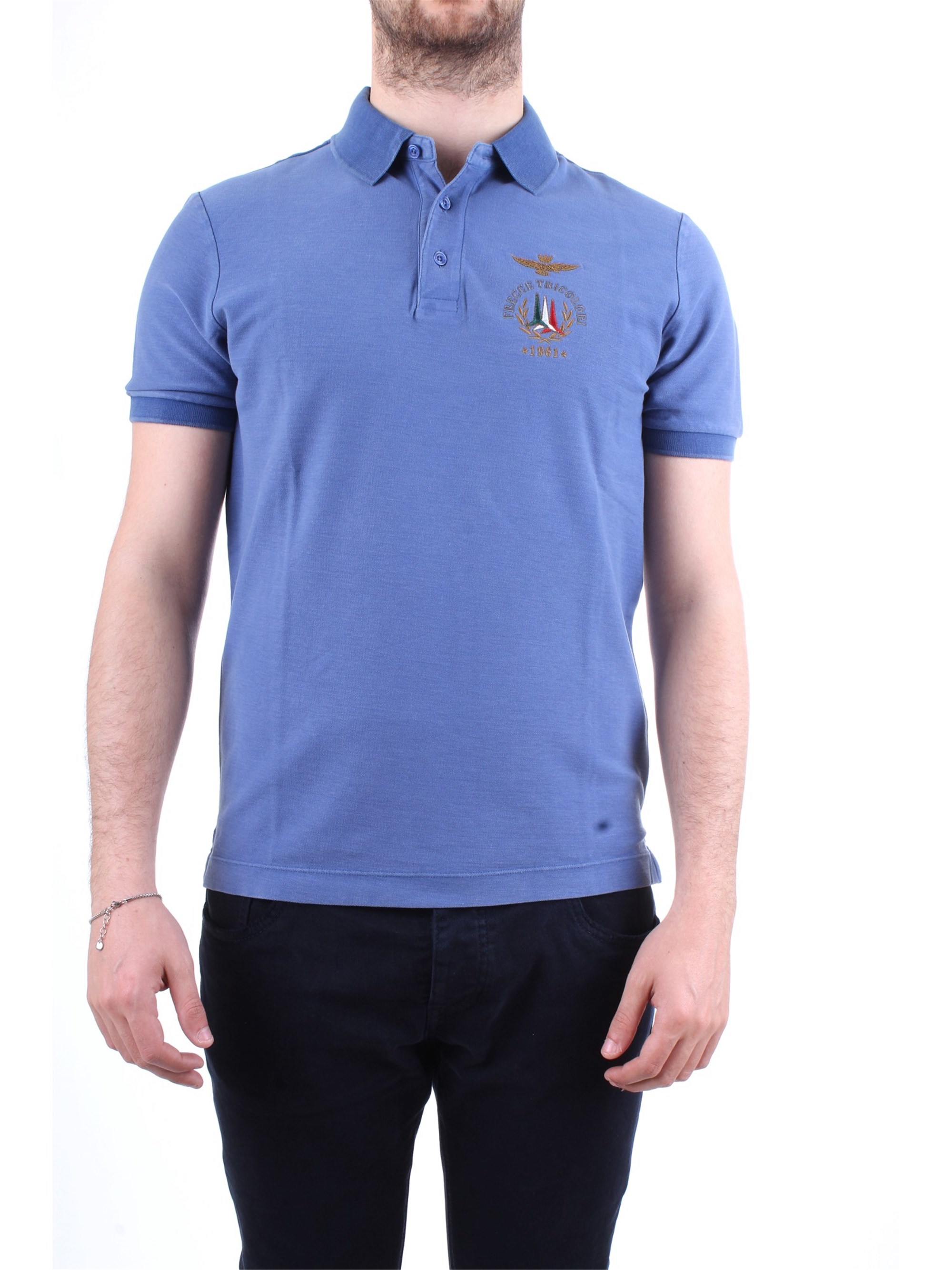 AERONAUTICA MILITARE 191PO1307P144 Avio Clothing Man Polo shirt AERONAUTICA MILITARE 191PO1307P144 Avio Clothing Man Polo shirt