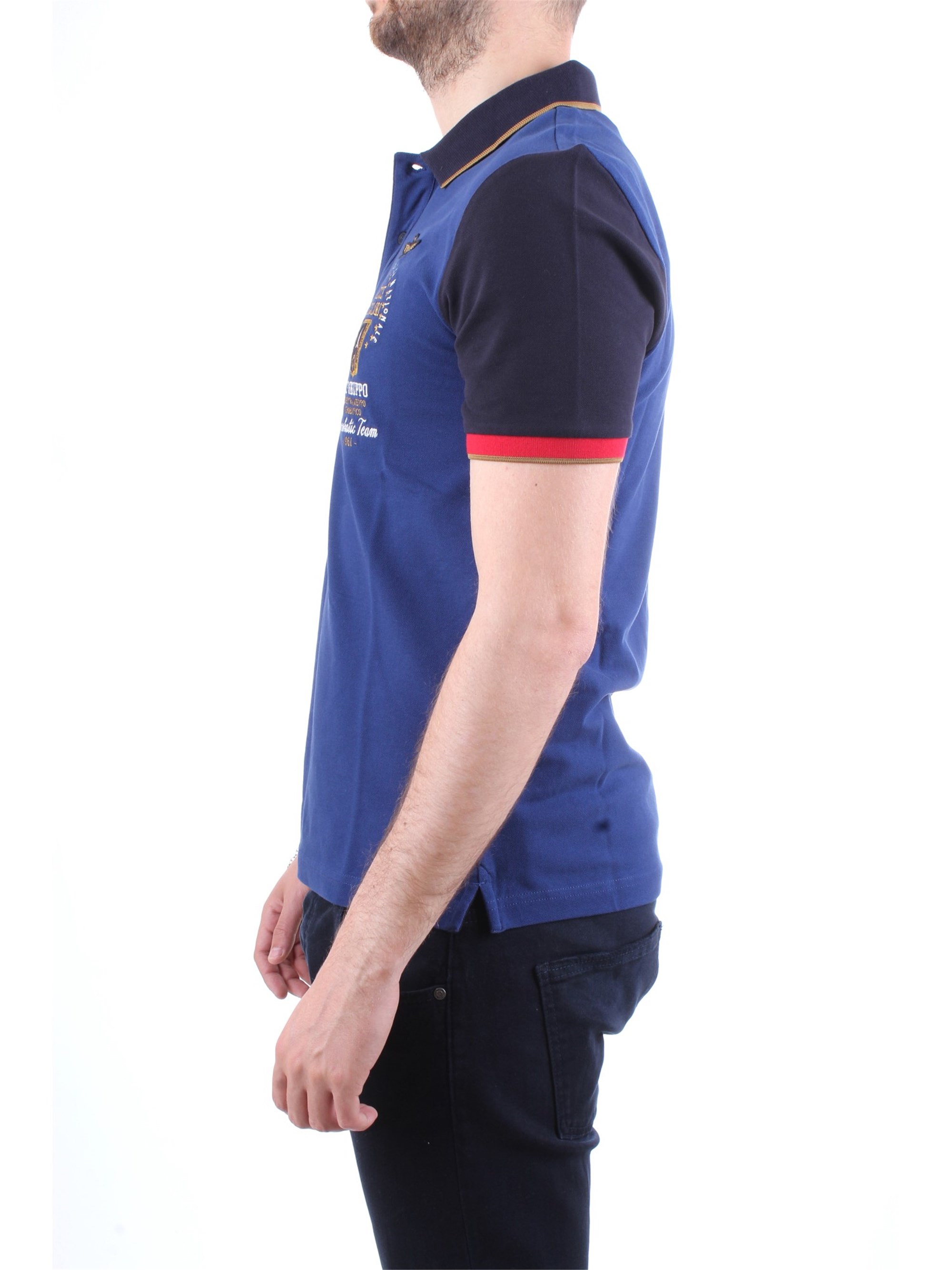 AERONAUTICA MILITARE 191PO1352P138 Blue Clothing Man Polo shirt AERONAUTICA MILITARE 191PO1352P138 Blue Clothing Man Polo shirt
