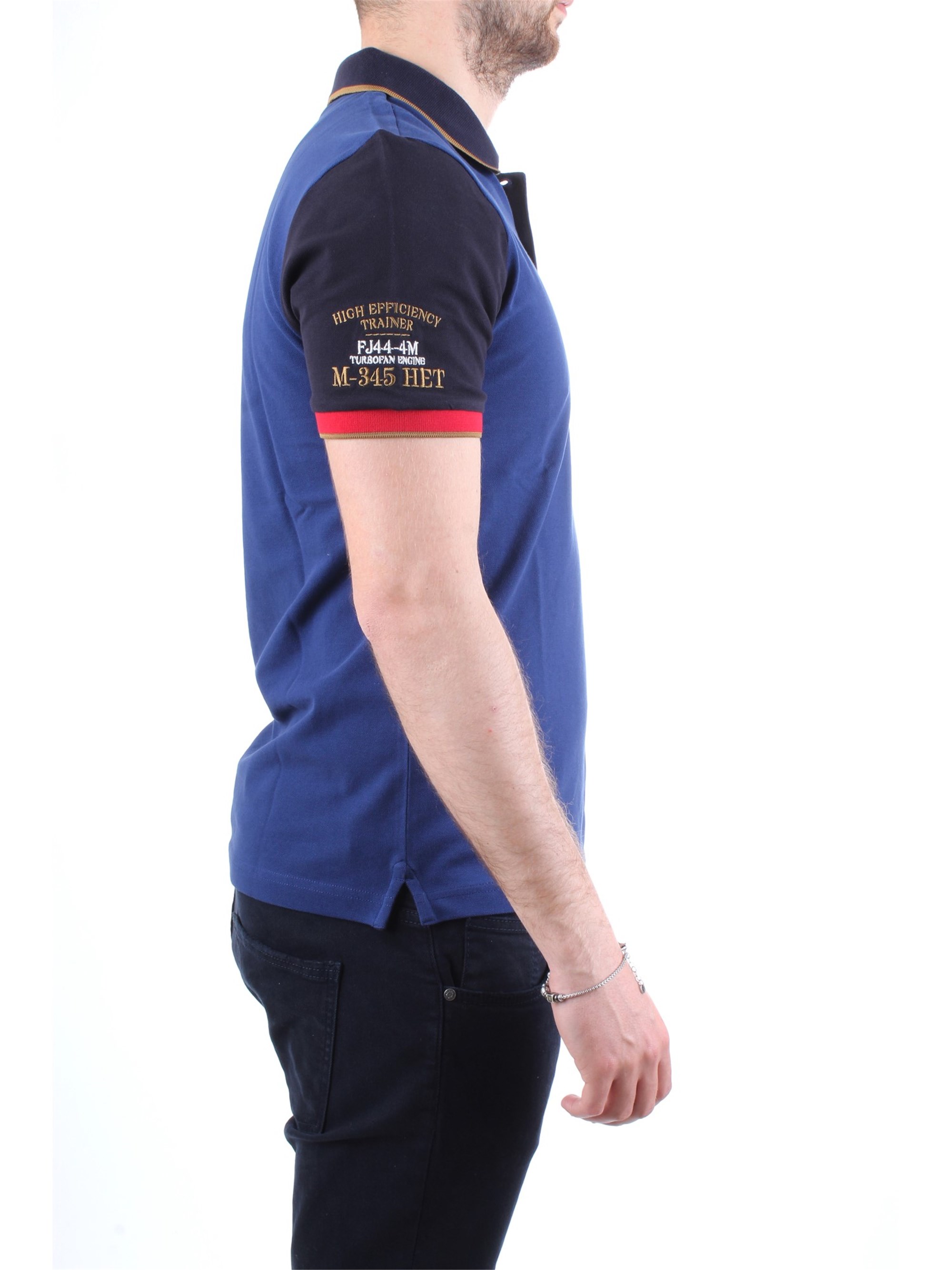 AERONAUTICA MILITARE 191PO1352P138 Blue Clothing Man Polo shirt AERONAUTICA MILITARE 191PO1352P138 Blue Clothing Man Polo shirt