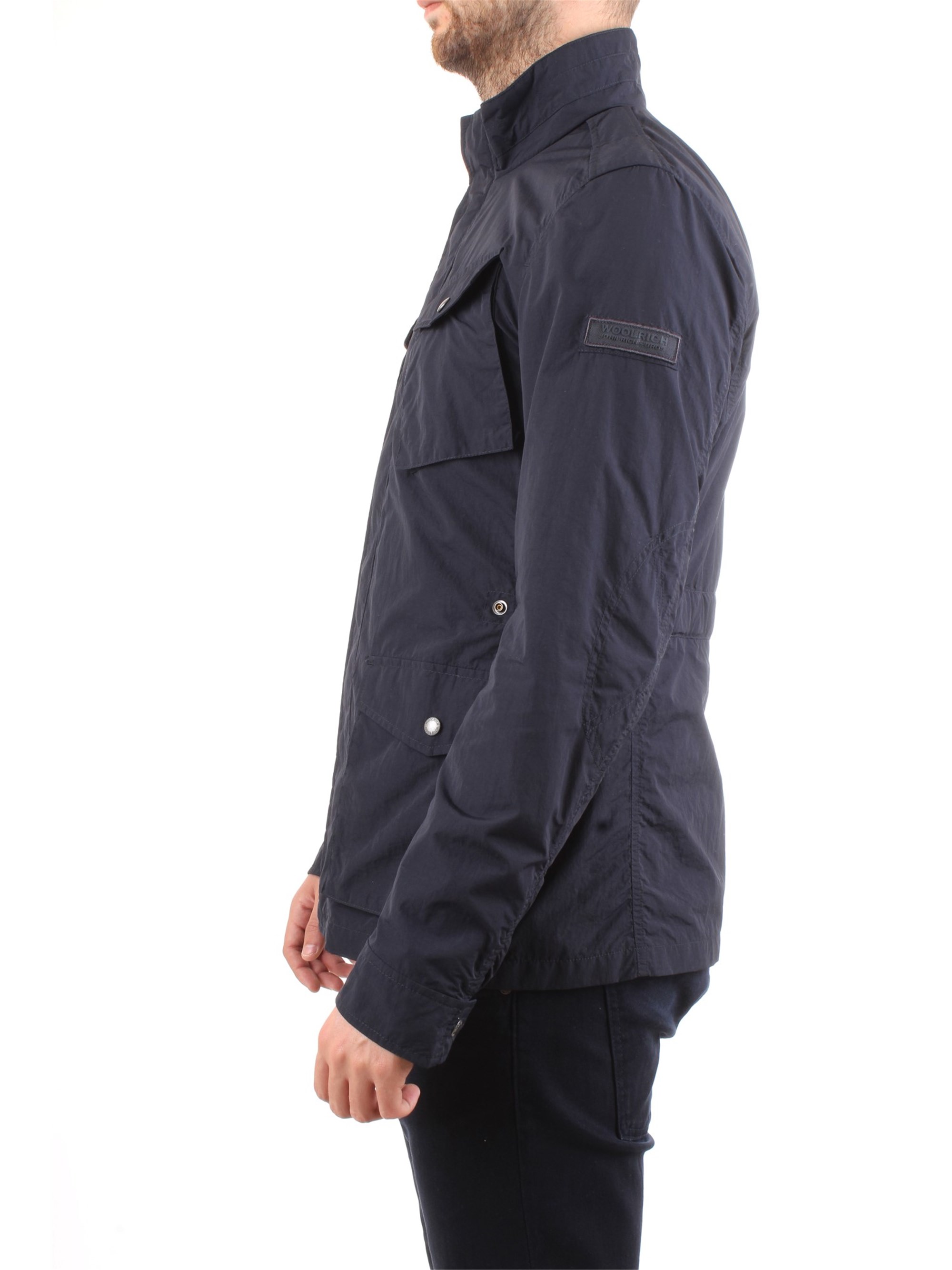 WOOLRICH WOCPS2289 Blue Clothing Man Jacket WOOLRICH WOCPS2289 Blue Clothing Man Jacket