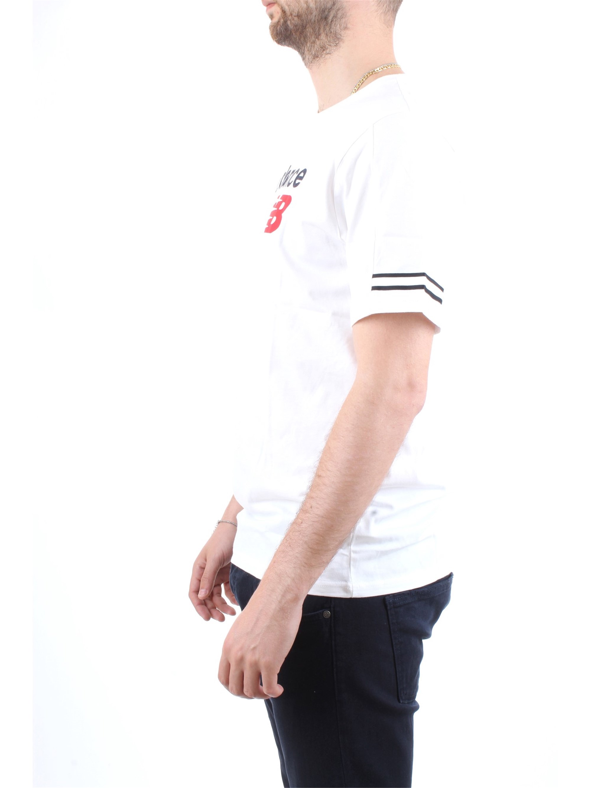 NEW BALANCE MT91531 White Clothing Man T-Shirt/Polo NEW BALANCE MT91531 White Clothing Man T-Shirt/Polo
